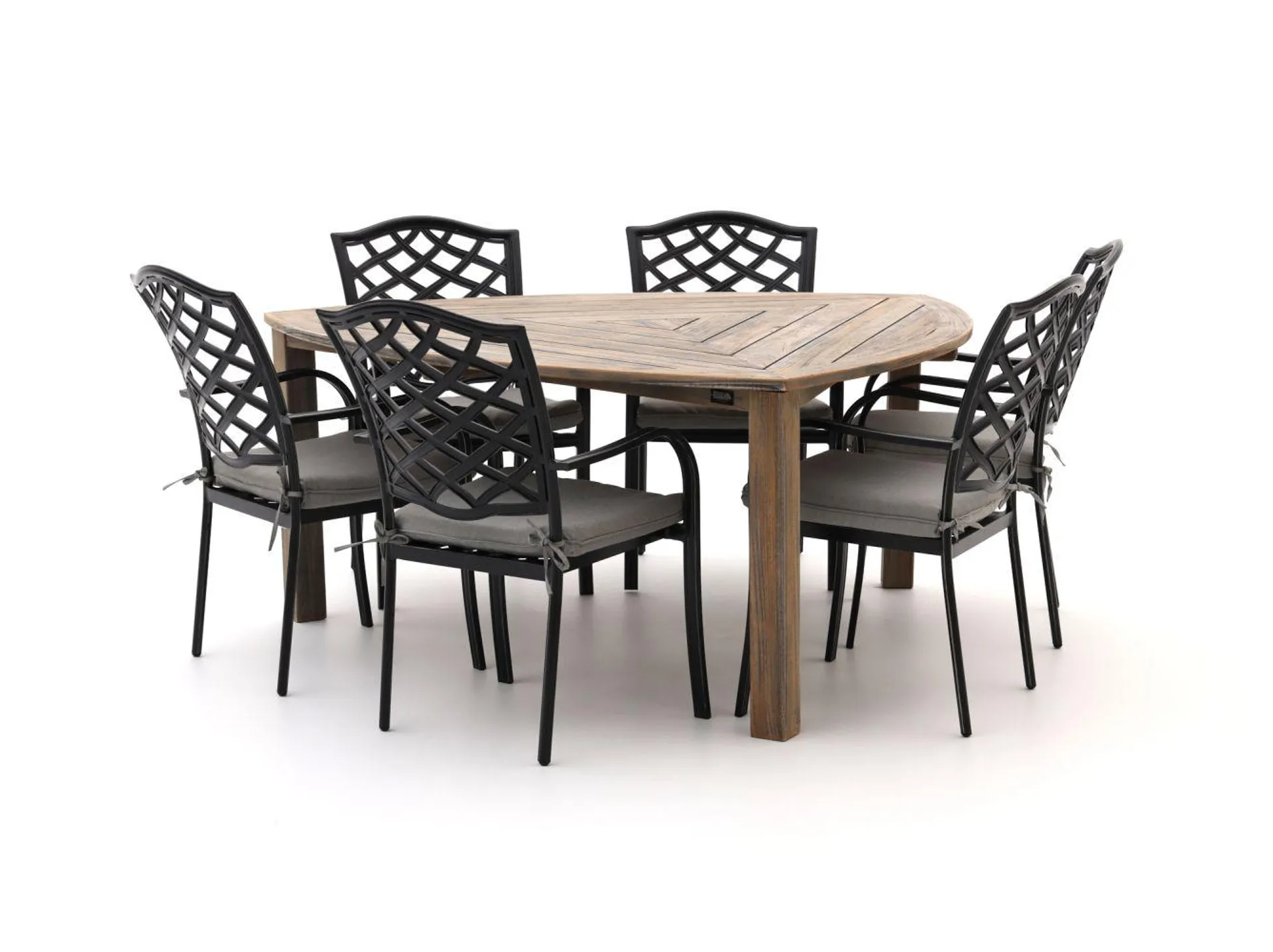 Hartman Berkeley/Triangular 170cm dining tuinset 7-delig