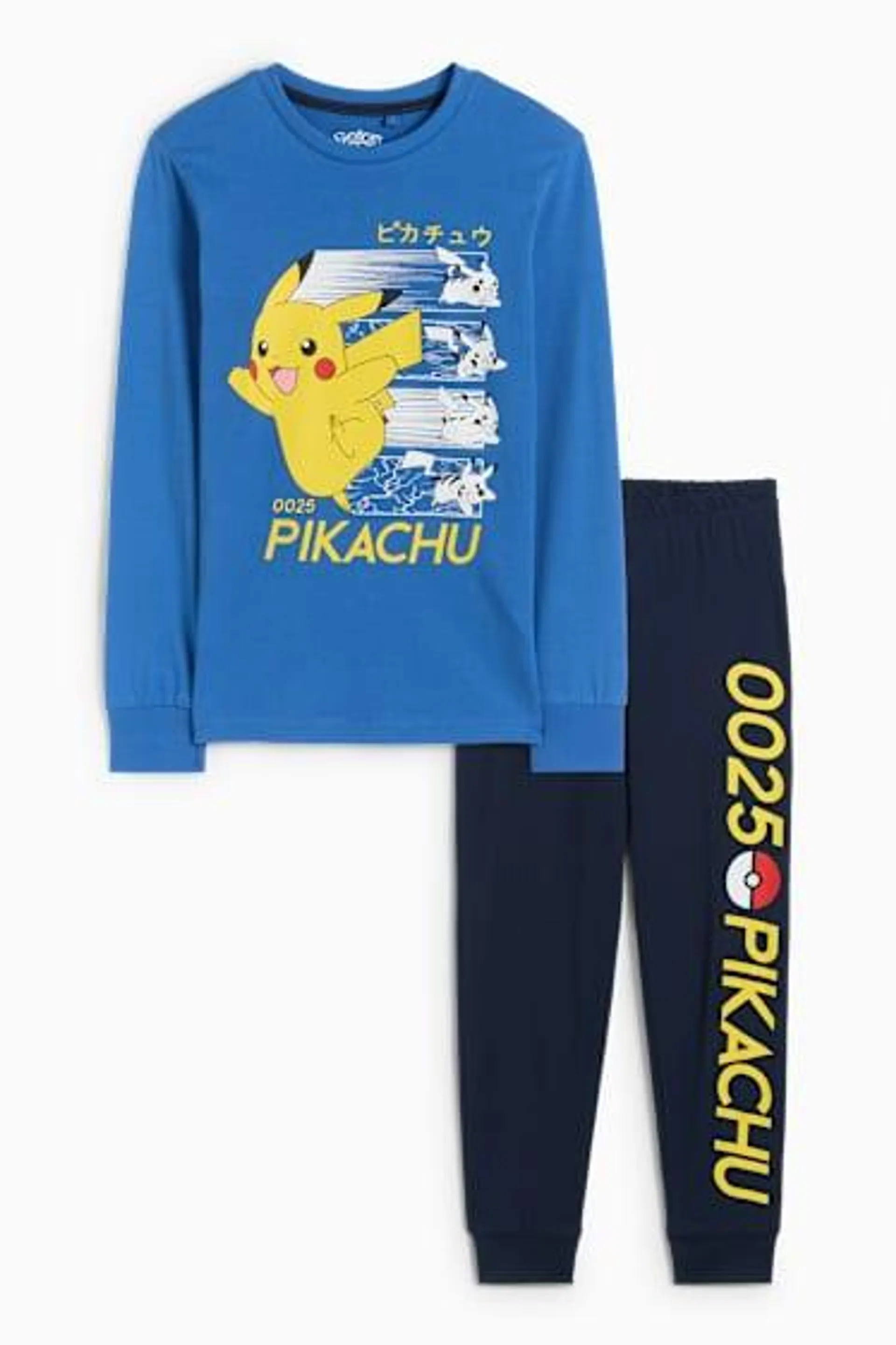 Pokémon - Pikachu - pyjama - 2-delig