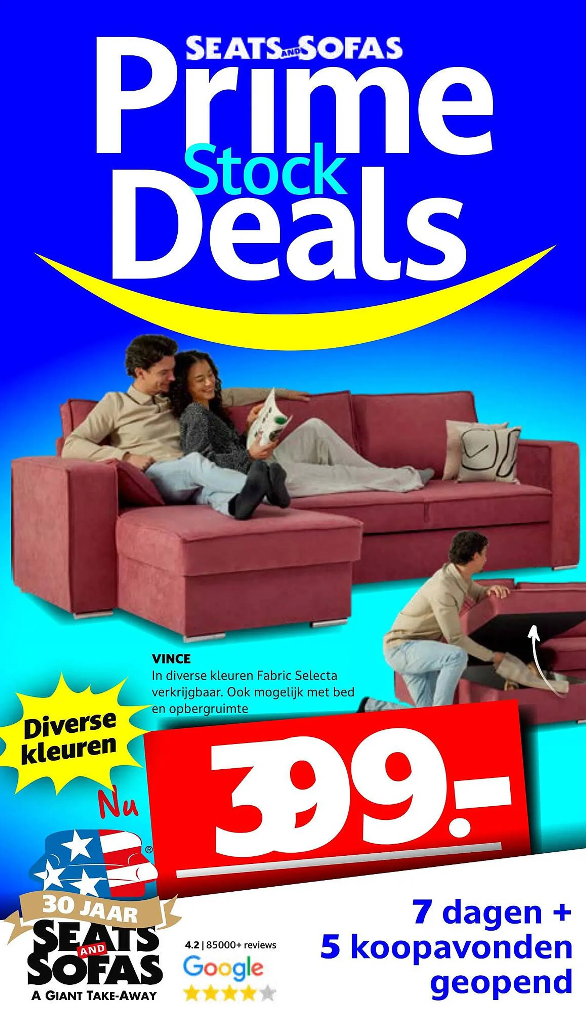 Seats and Sofas folder van 6 juli tot 13 juli 2025 - Folder pagina 1