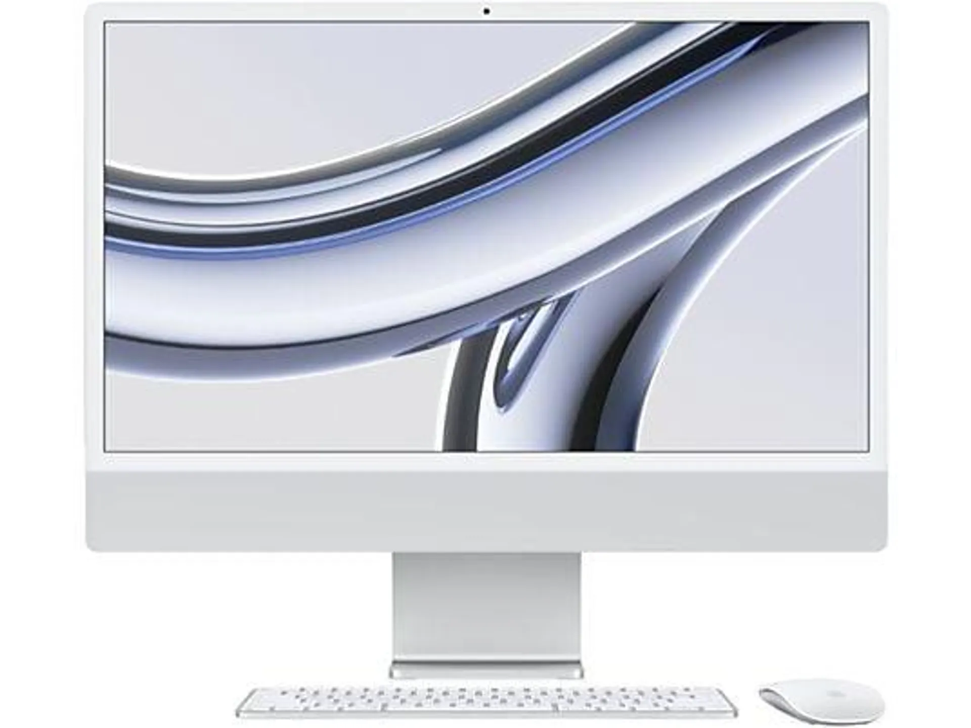 APPLE iMac 24-inch Zilver (M3) - 8-core CPU - 8-core GPU - 8GB - 256GB