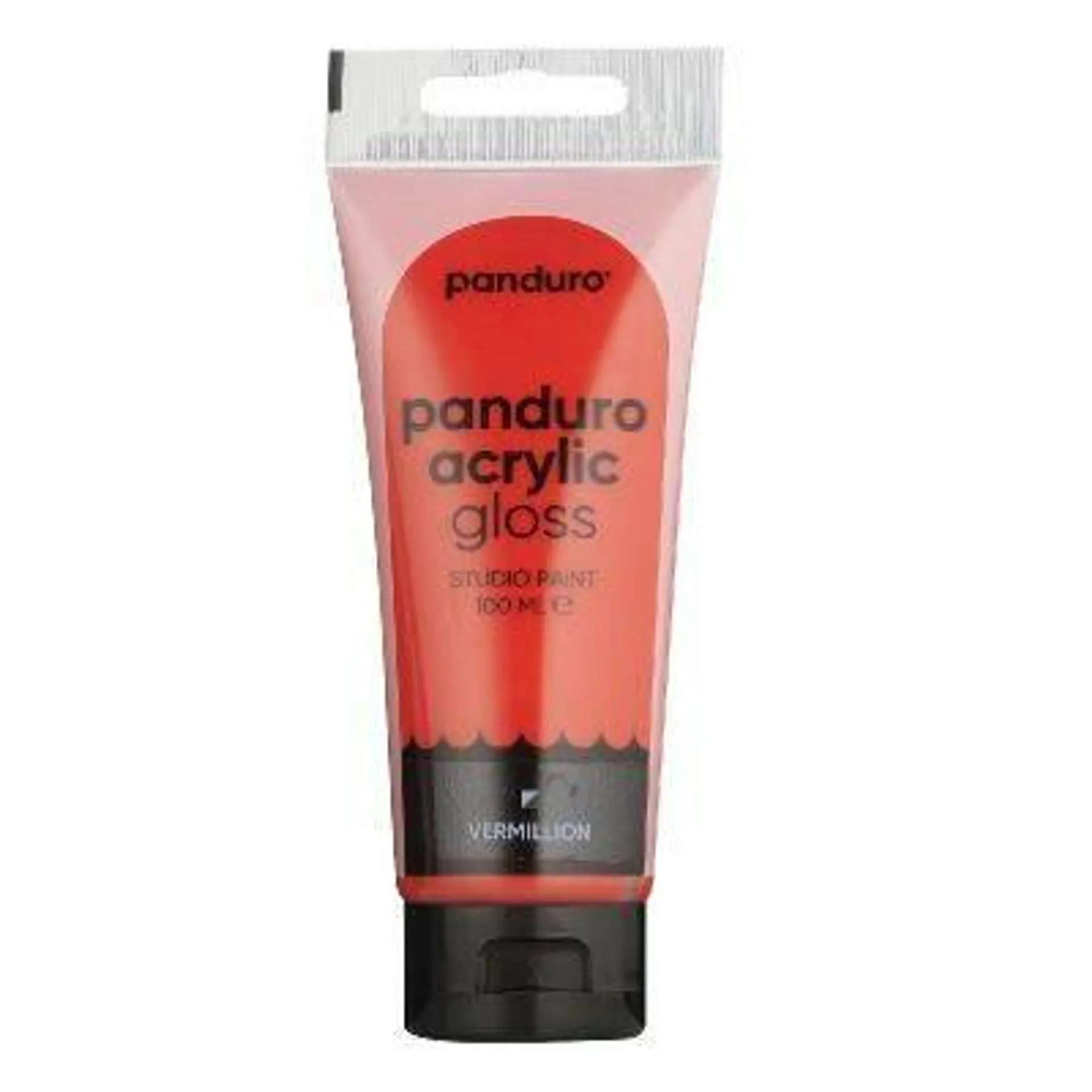 Panduro acrylverf glans - 100 ml - vermiljoenrood