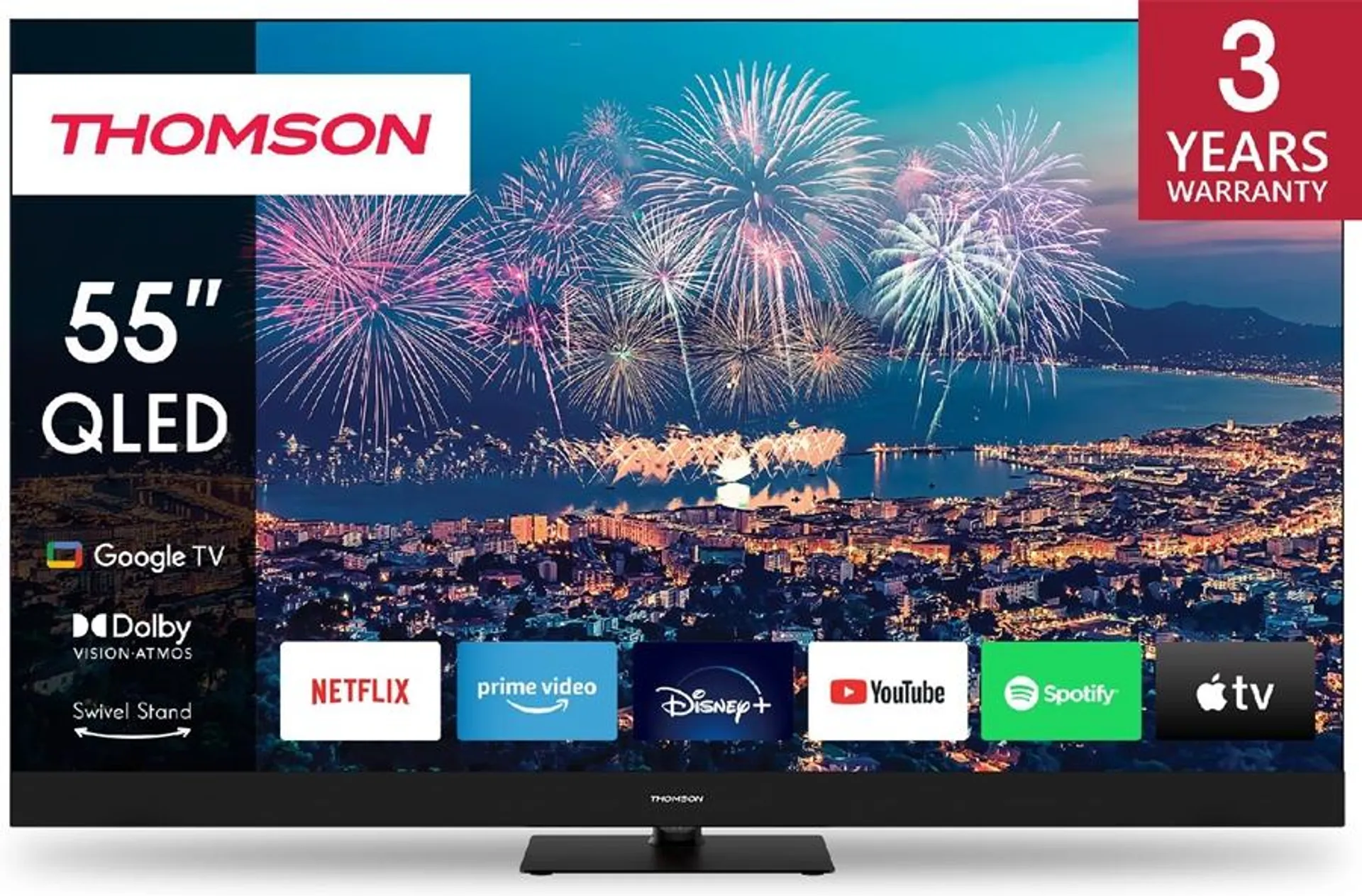 Thomson Google TV 55" QLED Plus