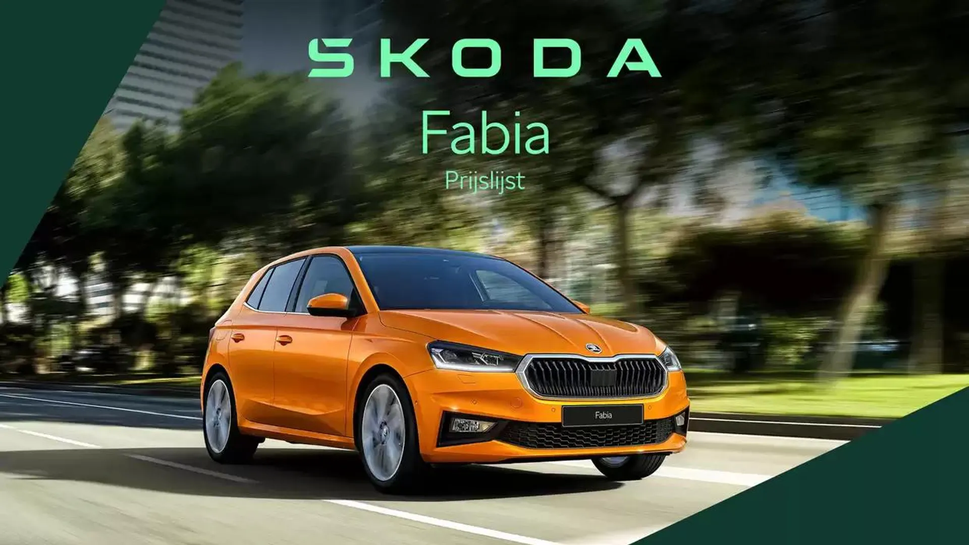 Škoda Fabia prijslijst per 5 september 2024 - 1