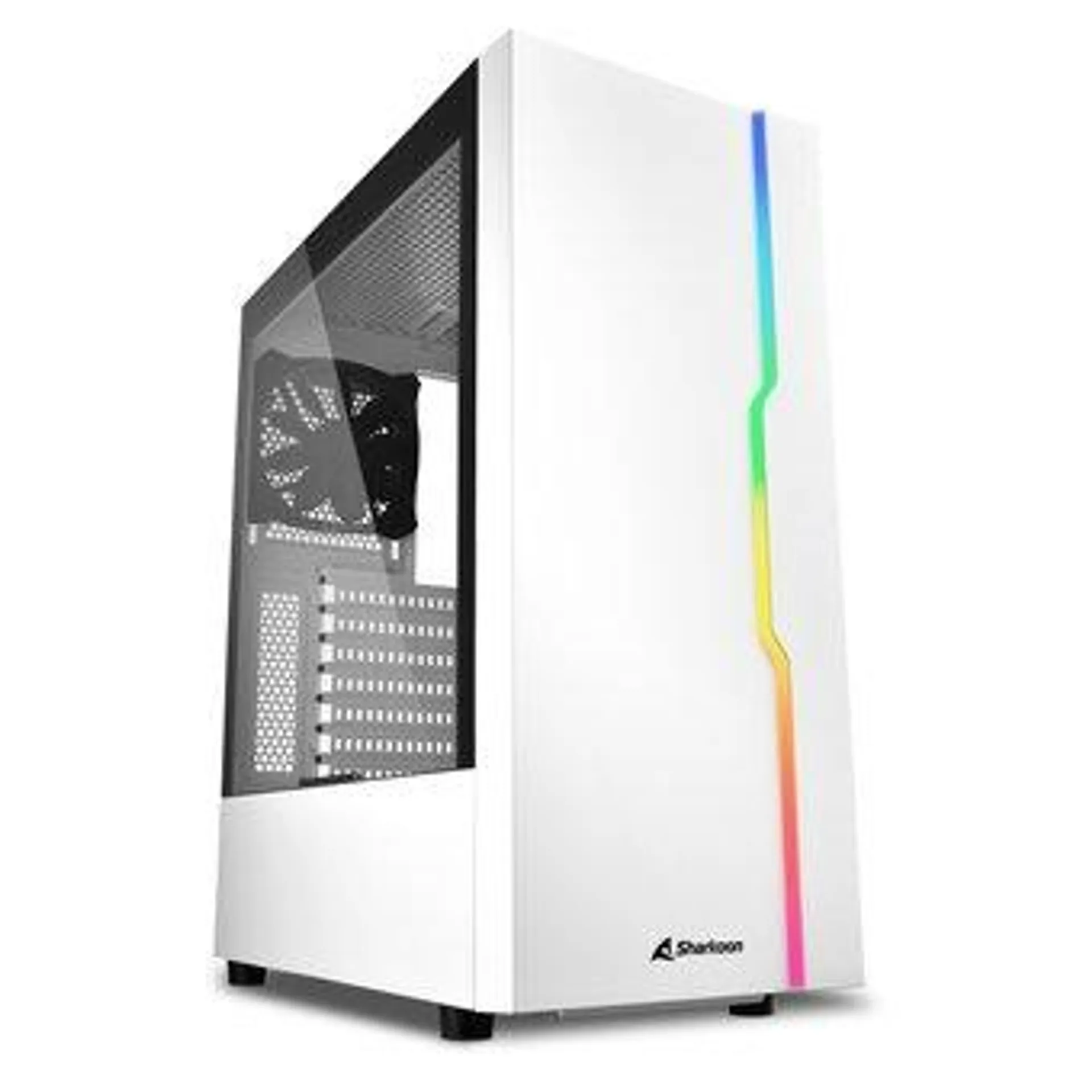 Sharkoon RGB Slider, ATX, T.G., Wit