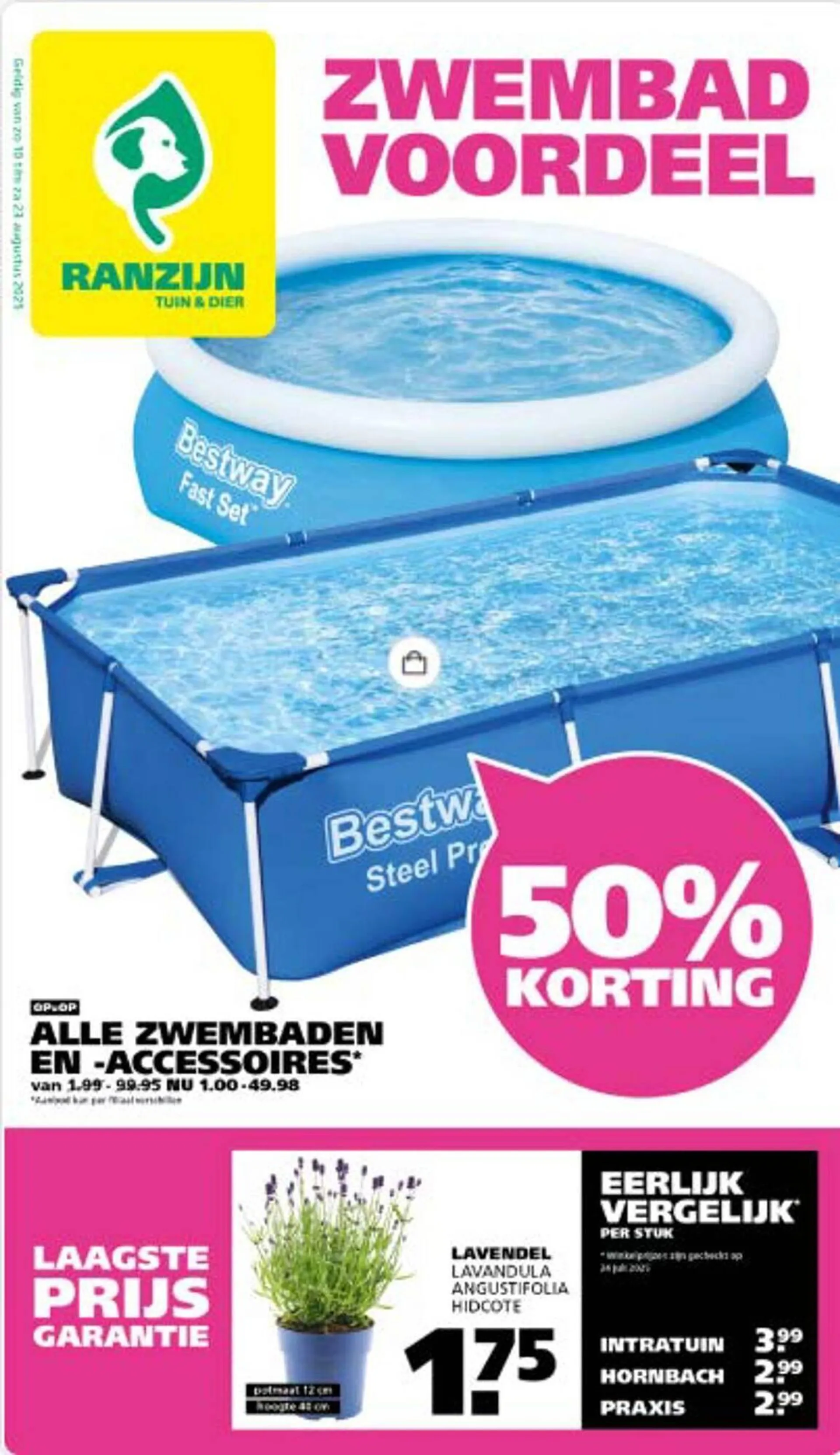 Ranzijn folder van 4 augustus tot 23 augustus 2025 - Folder pagina 1