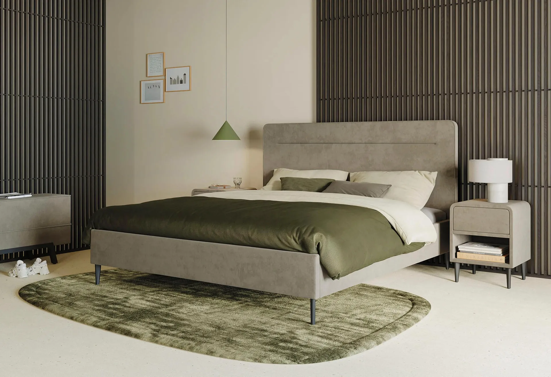 Gestoffeerd Bedframe Home 102