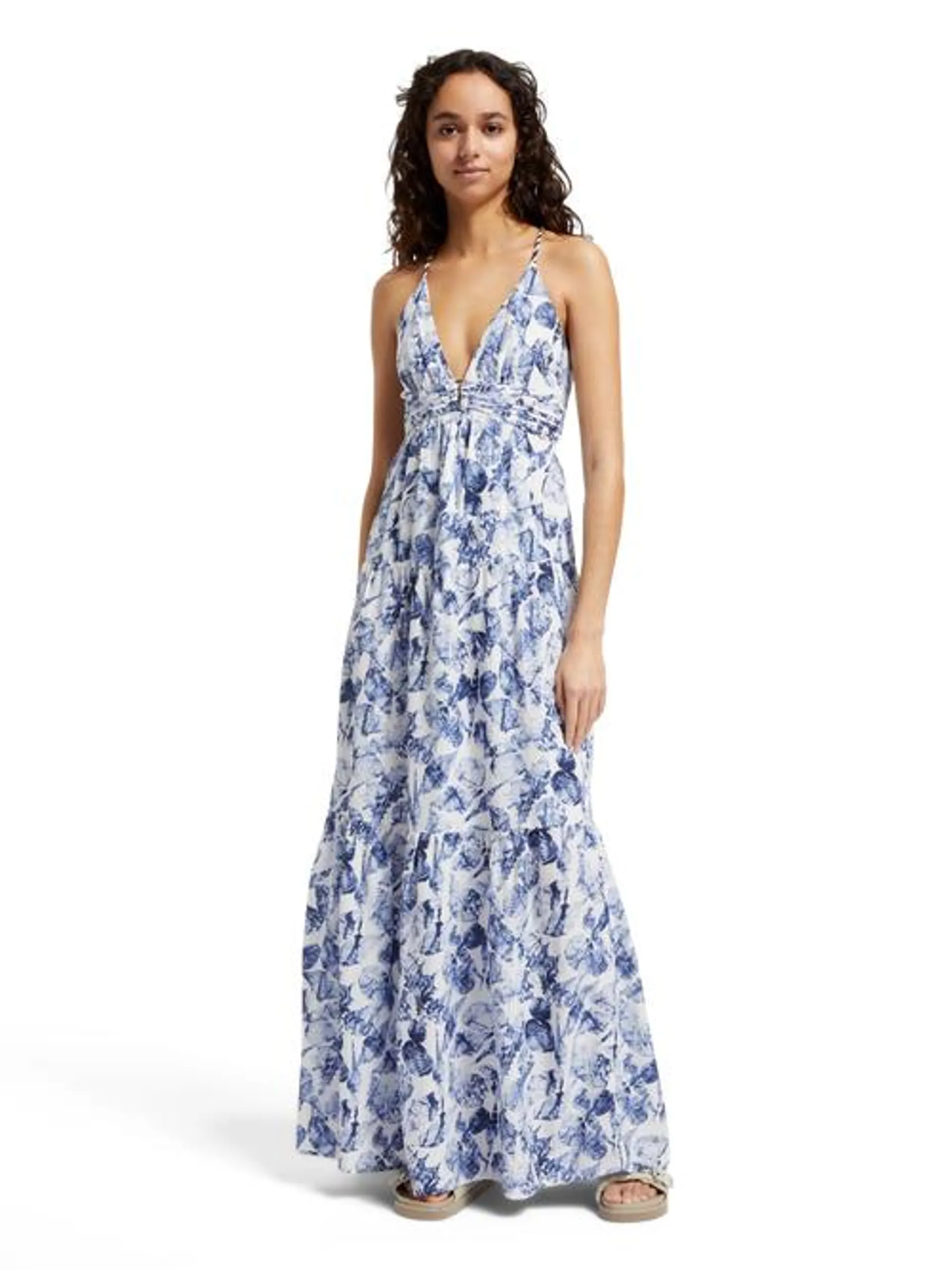 WAISTED MAXI DRESS