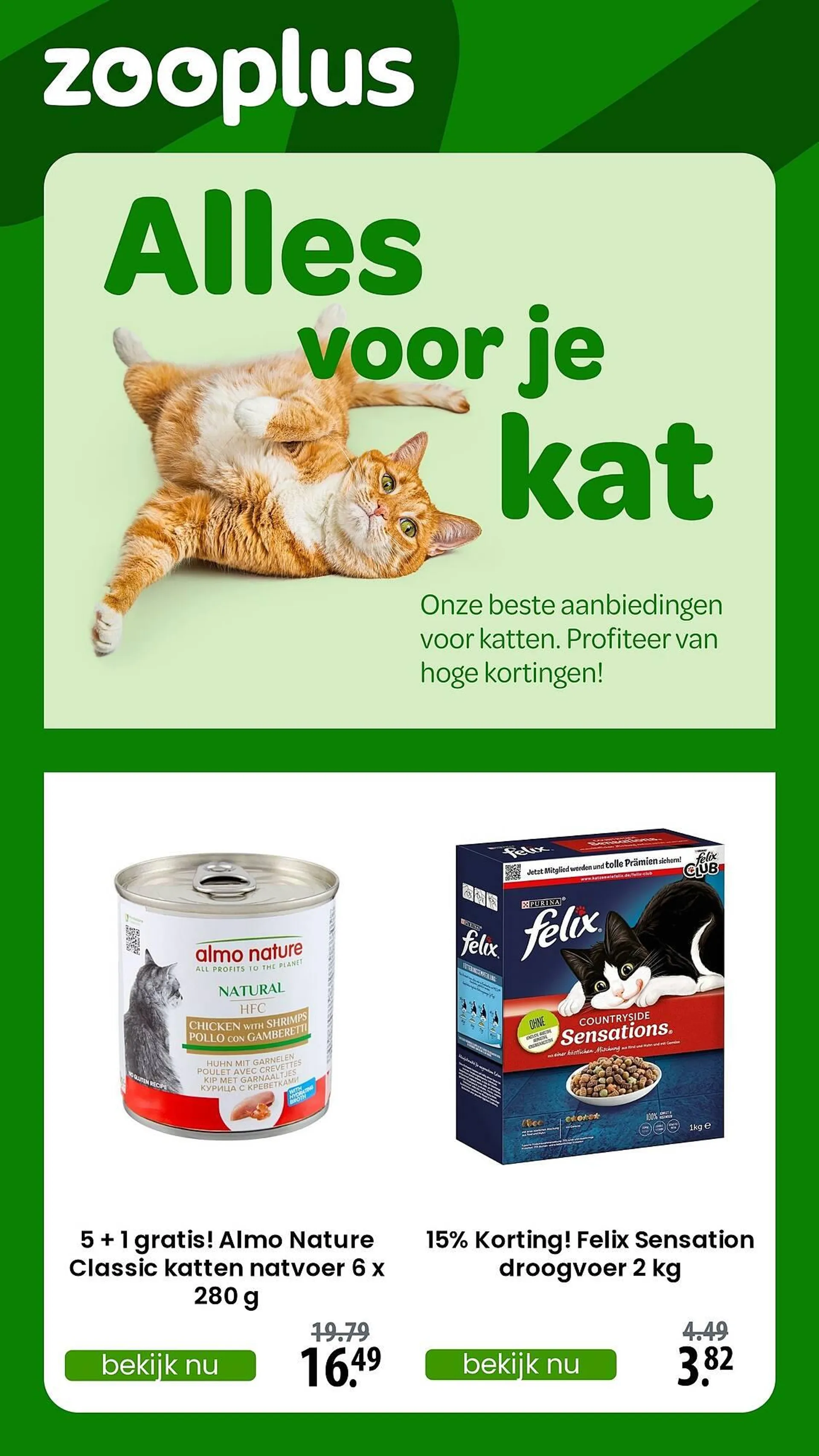 Zooplus folder van 1 juni tot 7 juni 2025 - Folder pagina 1