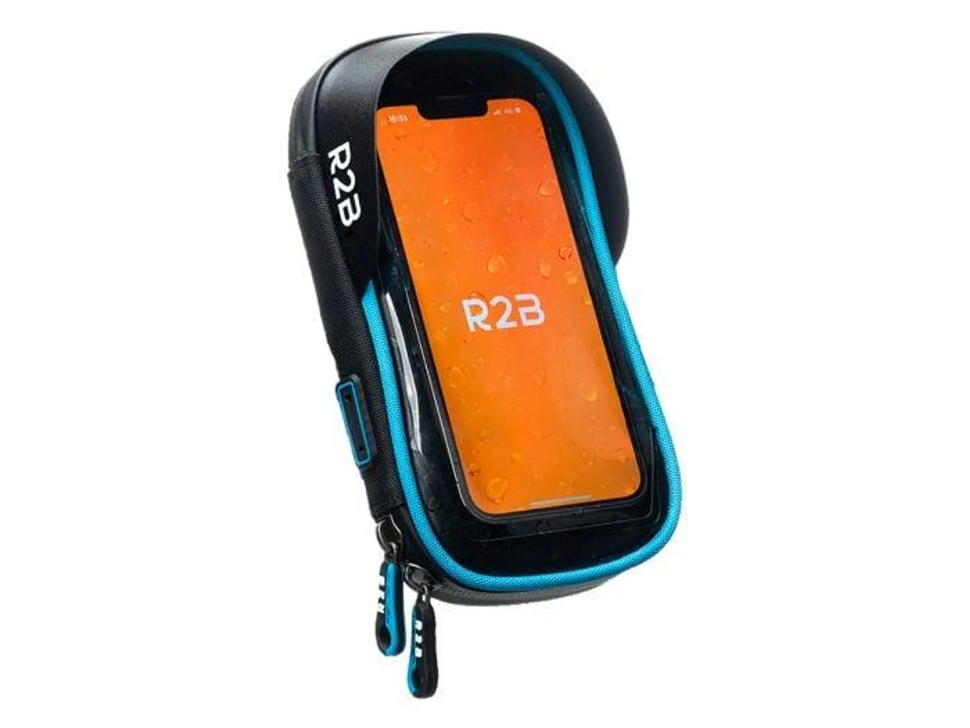 R2B Blauwe Waterdichte Fiets Telefoonhouder