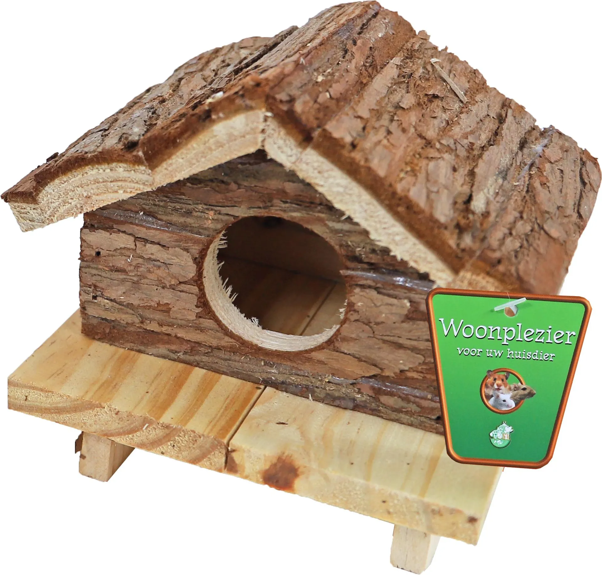 BOON Hamsterhuis op poot natural 15cm