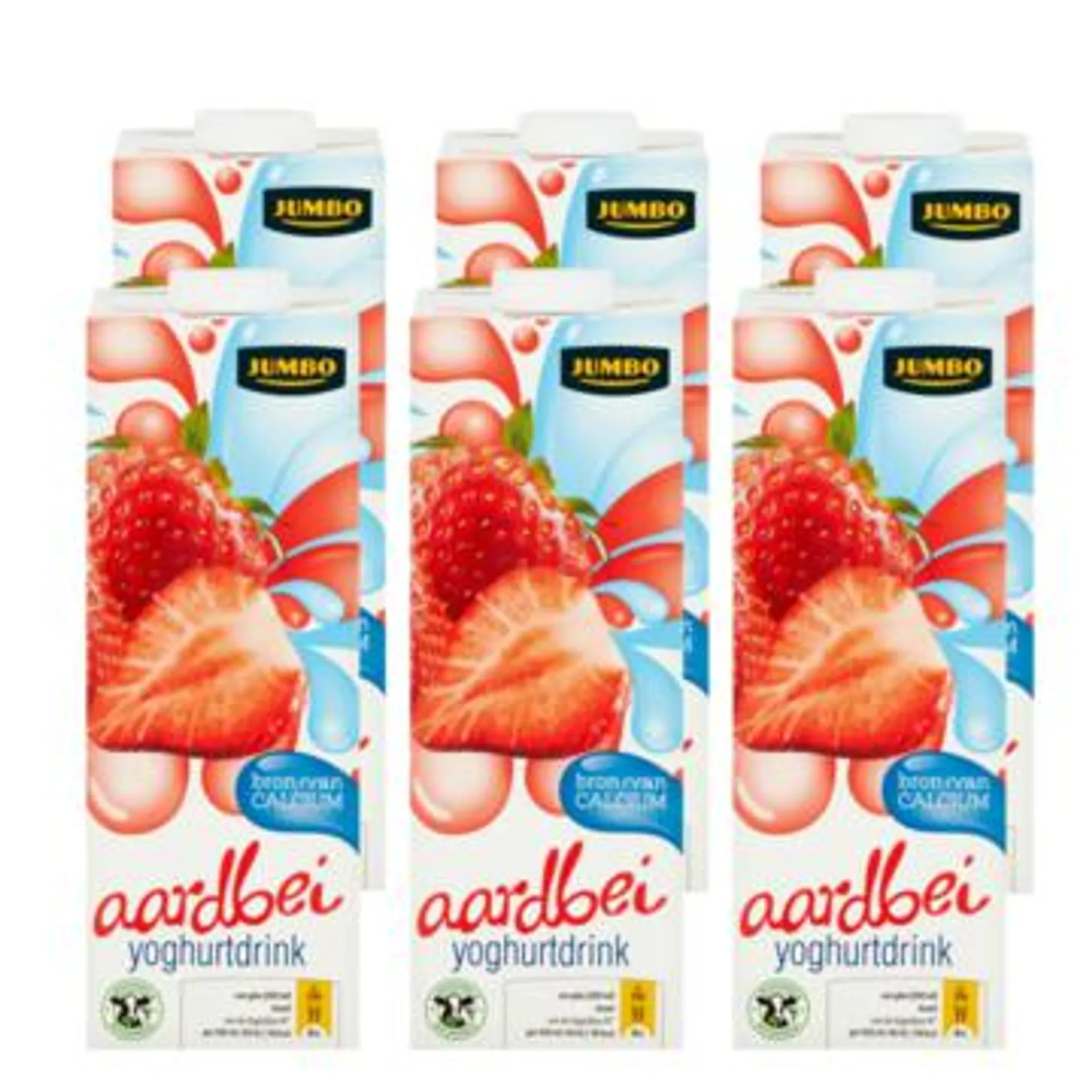 Jumbo Aardbei Yoghurtdrink 6 x 1L