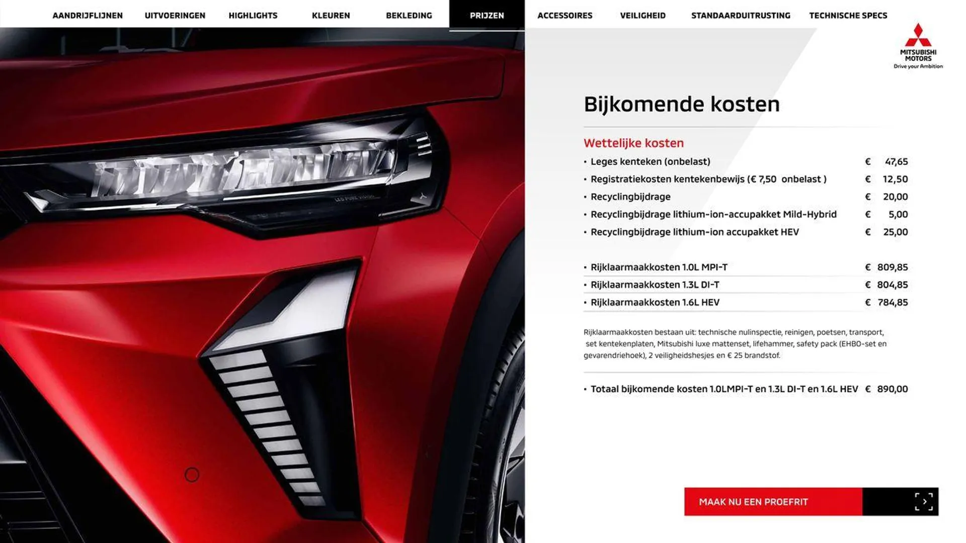 Mitsubishi Asx van 3 juli tot 3 juli 2025 - Folder pagina 13