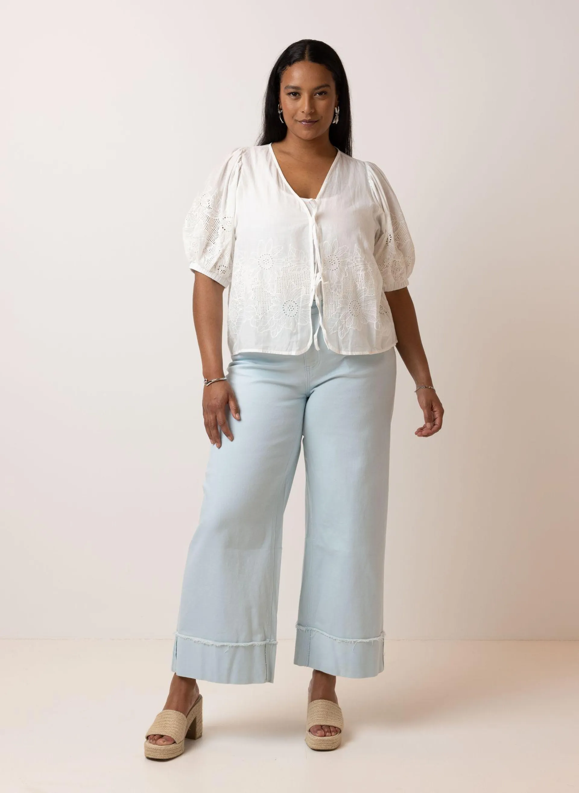Off-white blouse