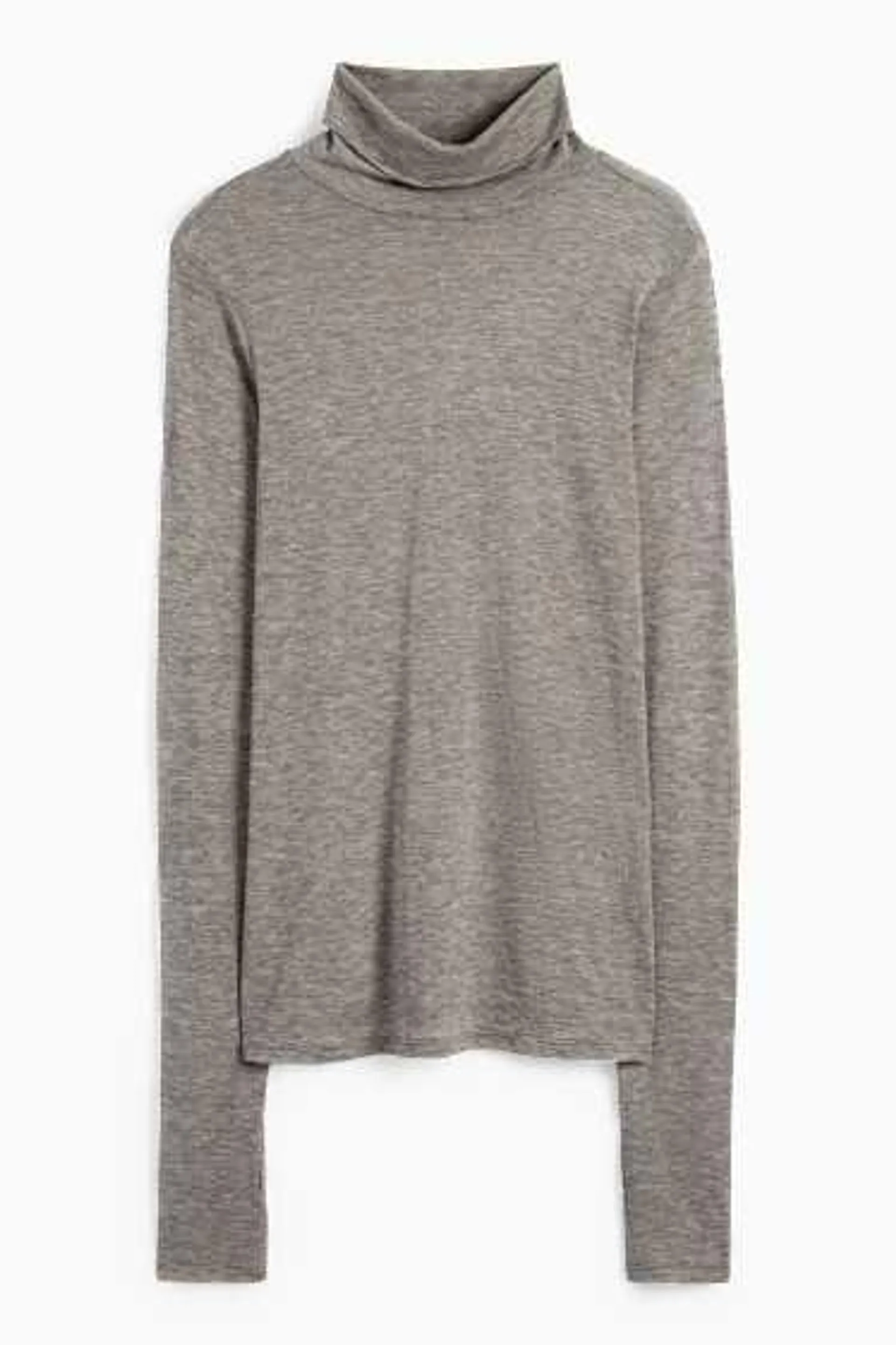 Basic polo neck top