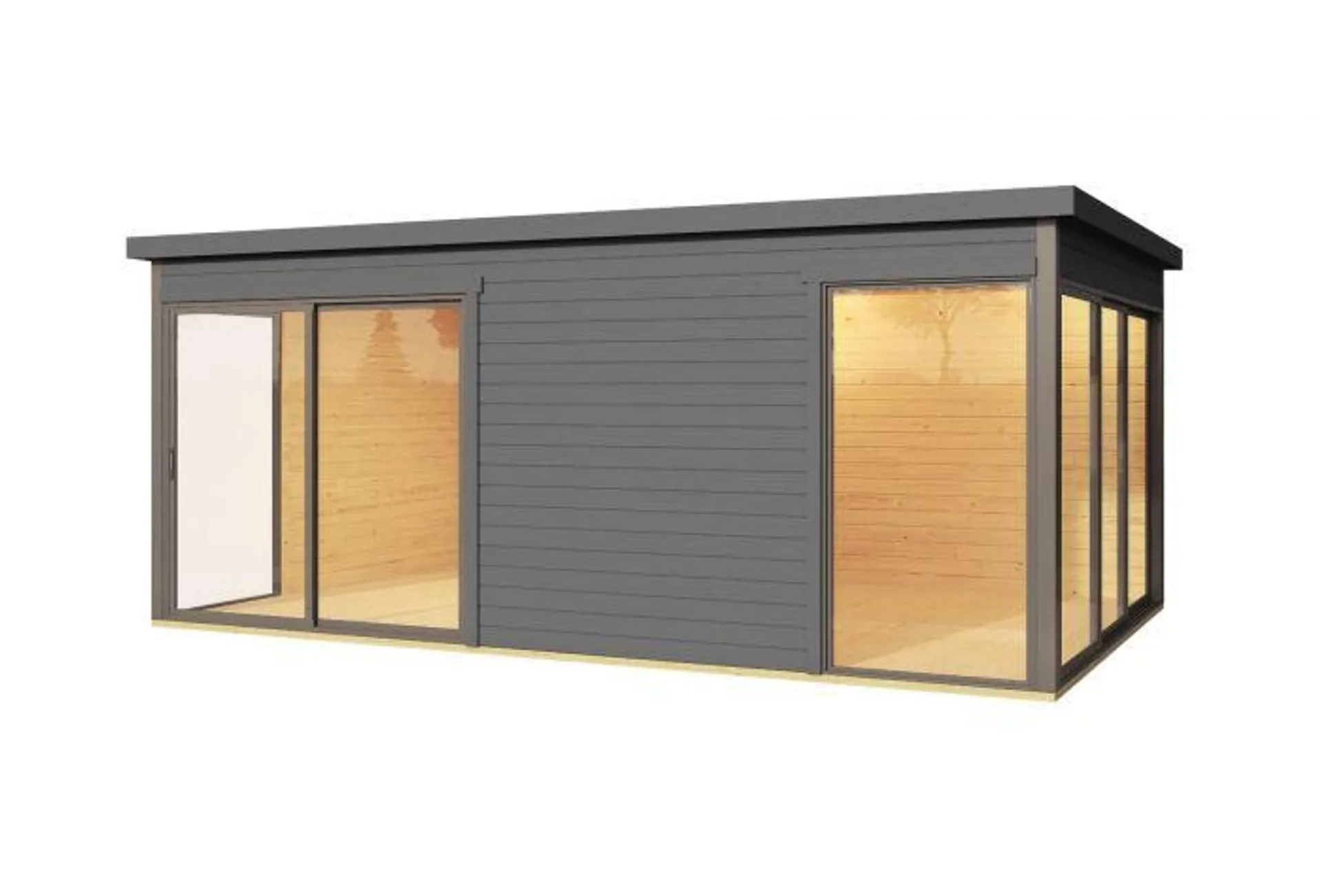 Lasita Maja Tuinhuis Domeo 3 Carbongrey/Anthracite