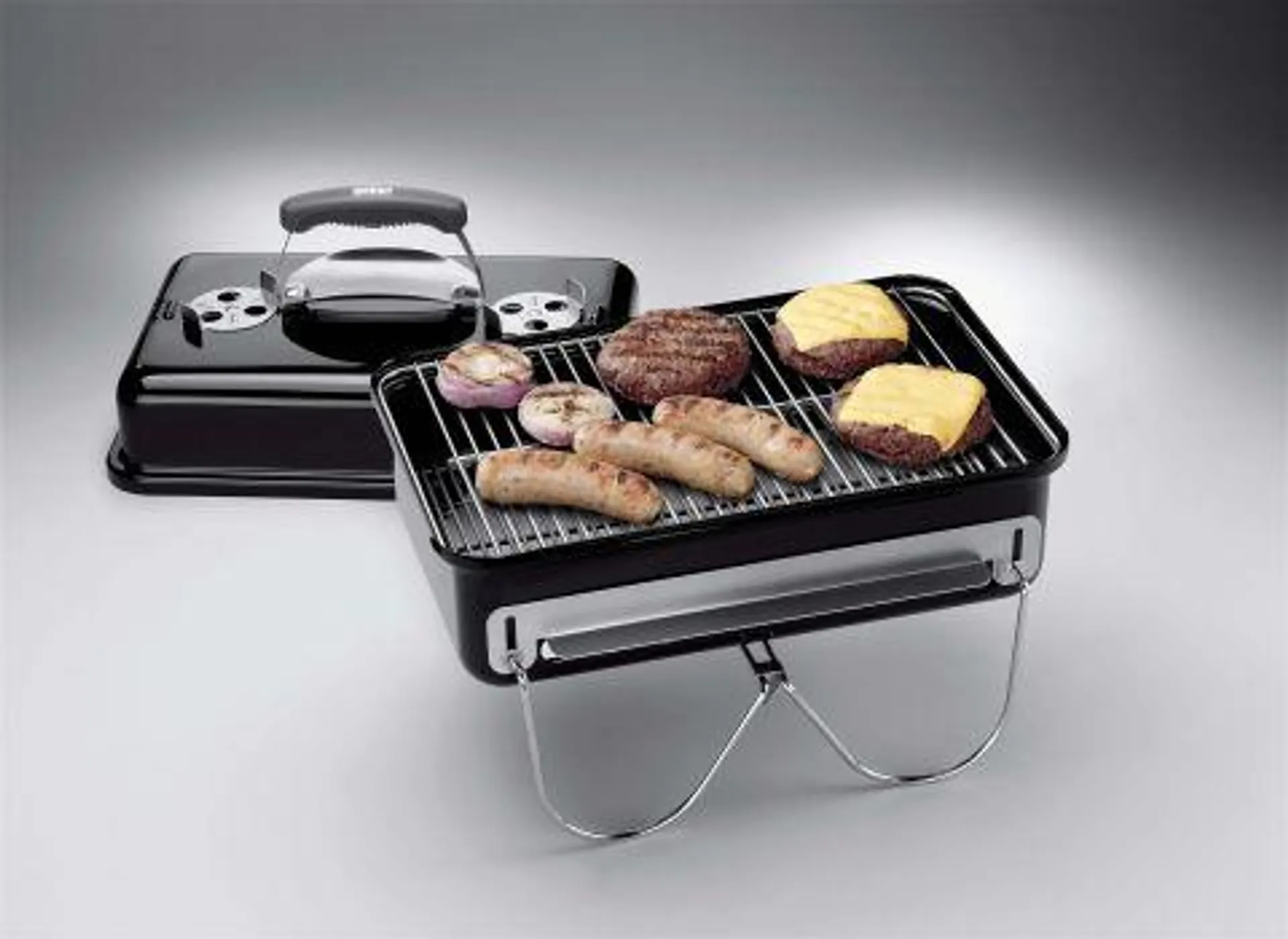 Weber - Go-Anywhere - Houtskoolbarbecue - Zwart - 41x25 cm