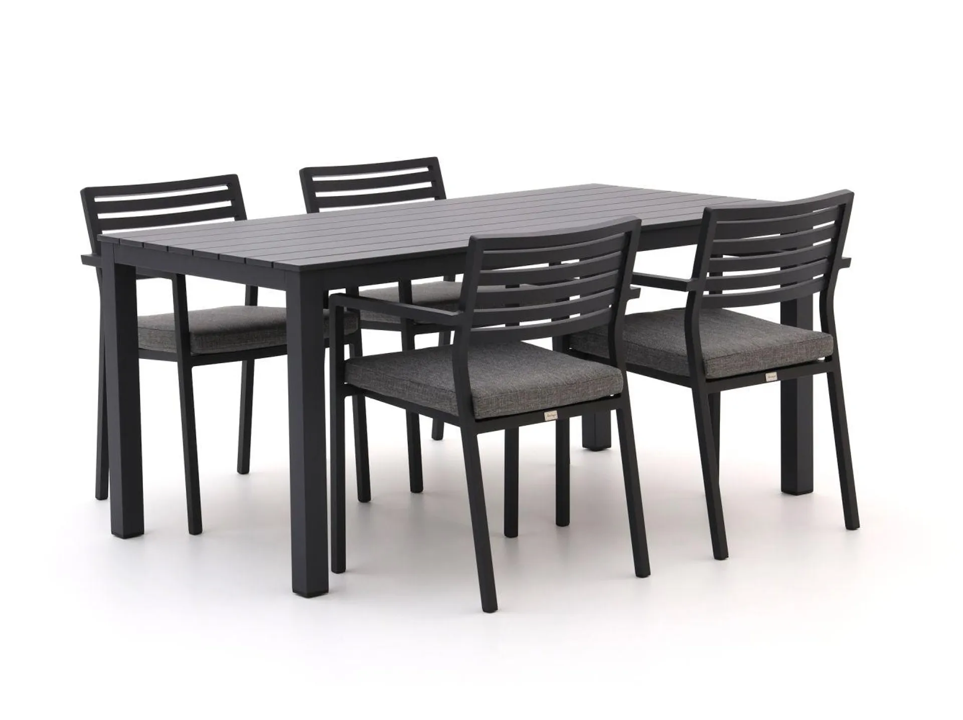 Bellagio Rumo/Menzano 160cm dining tuinset 5-delig stapelbaar