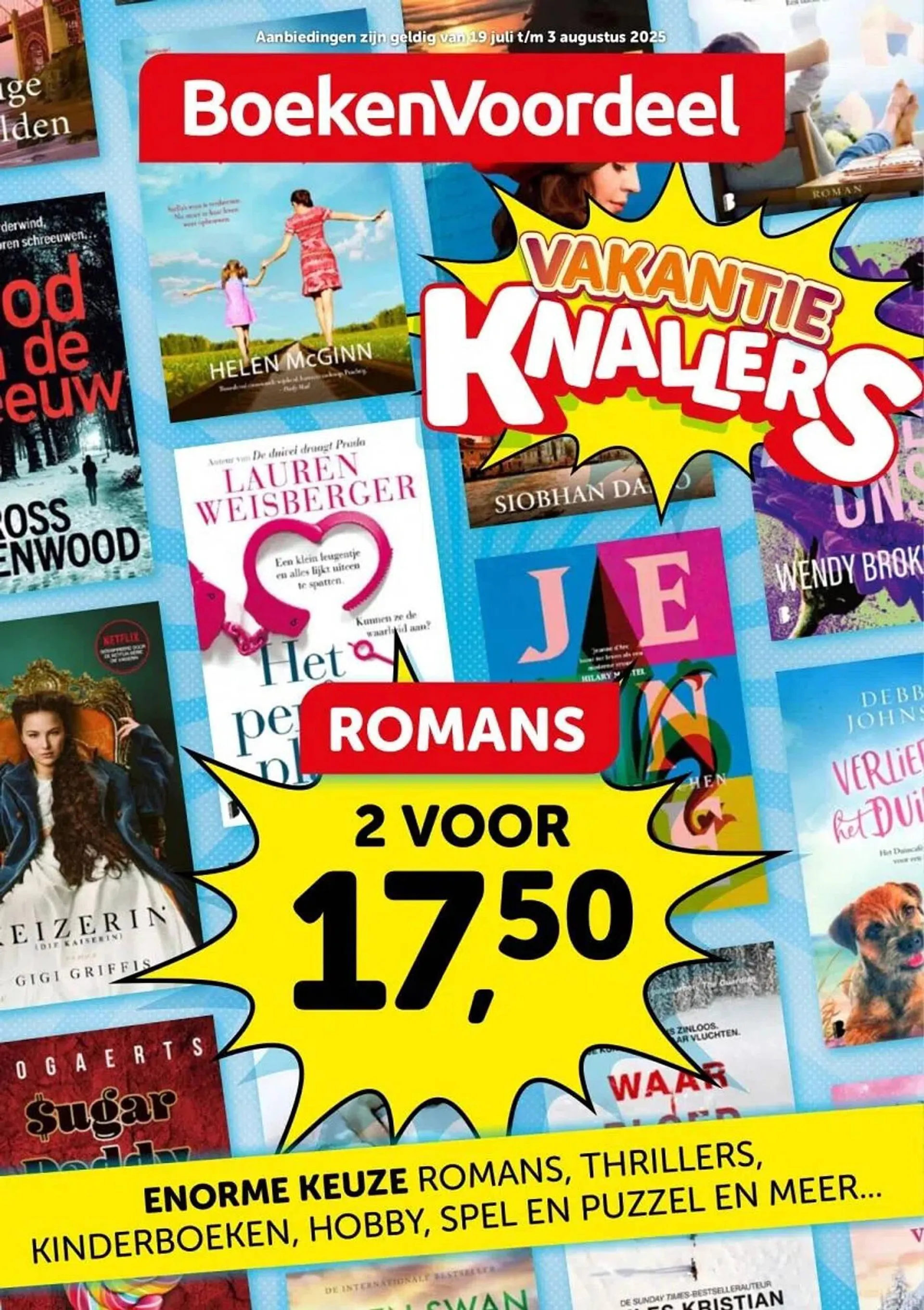 Boekenvoordeel folder van 19 juli tot 27 juli 2025 - Folder pagina 1