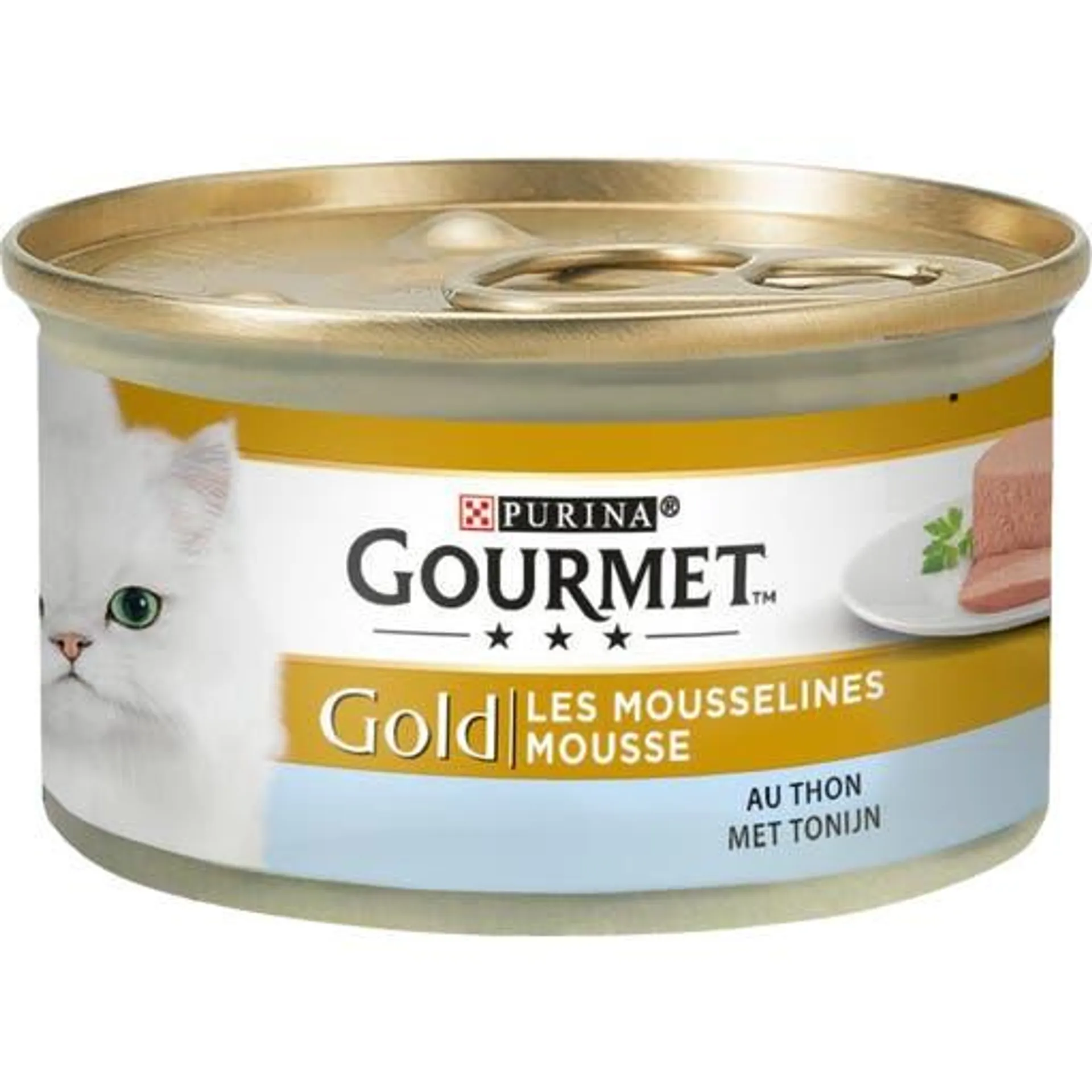 Natvoer voor katten Gold fijne mousse