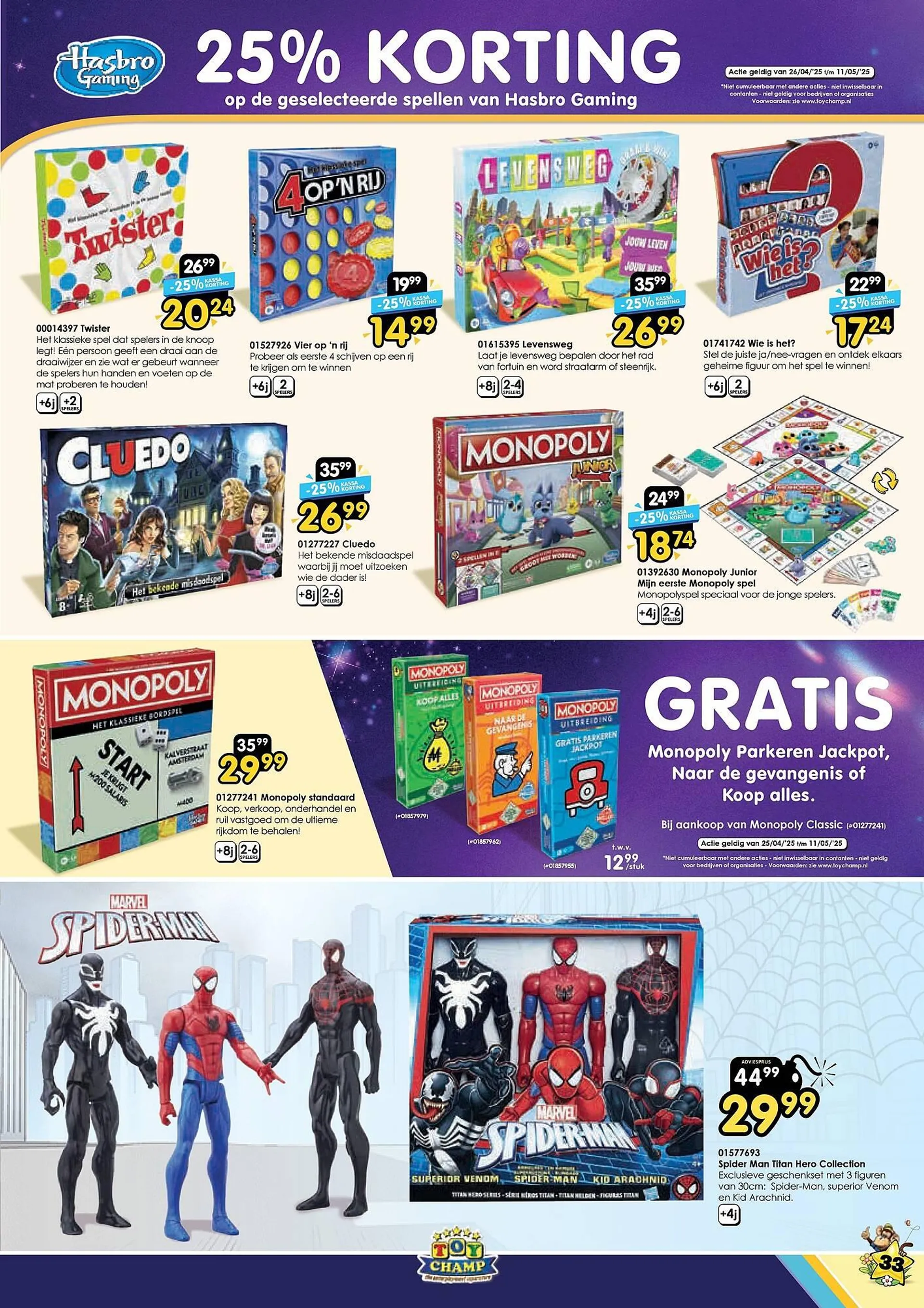 ToyChamp folder van 28 april tot 11 mei 2025 - Folder pagina 33