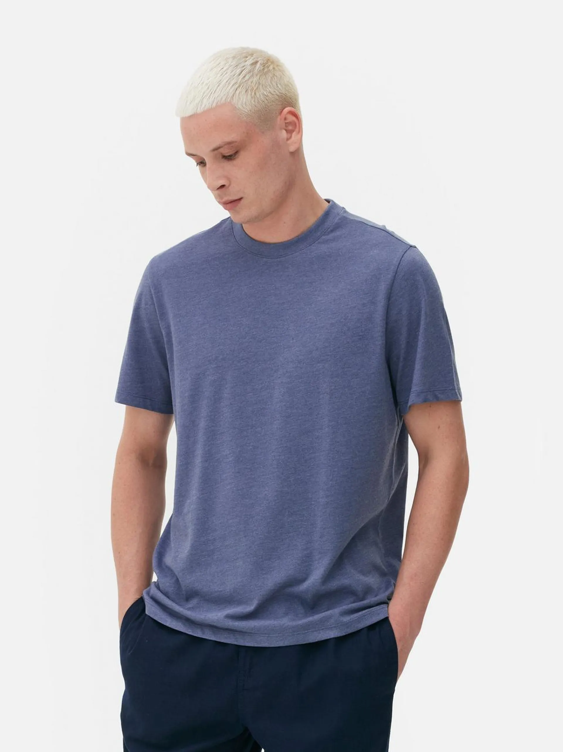 Gemêleerd T-shirt, regular fit