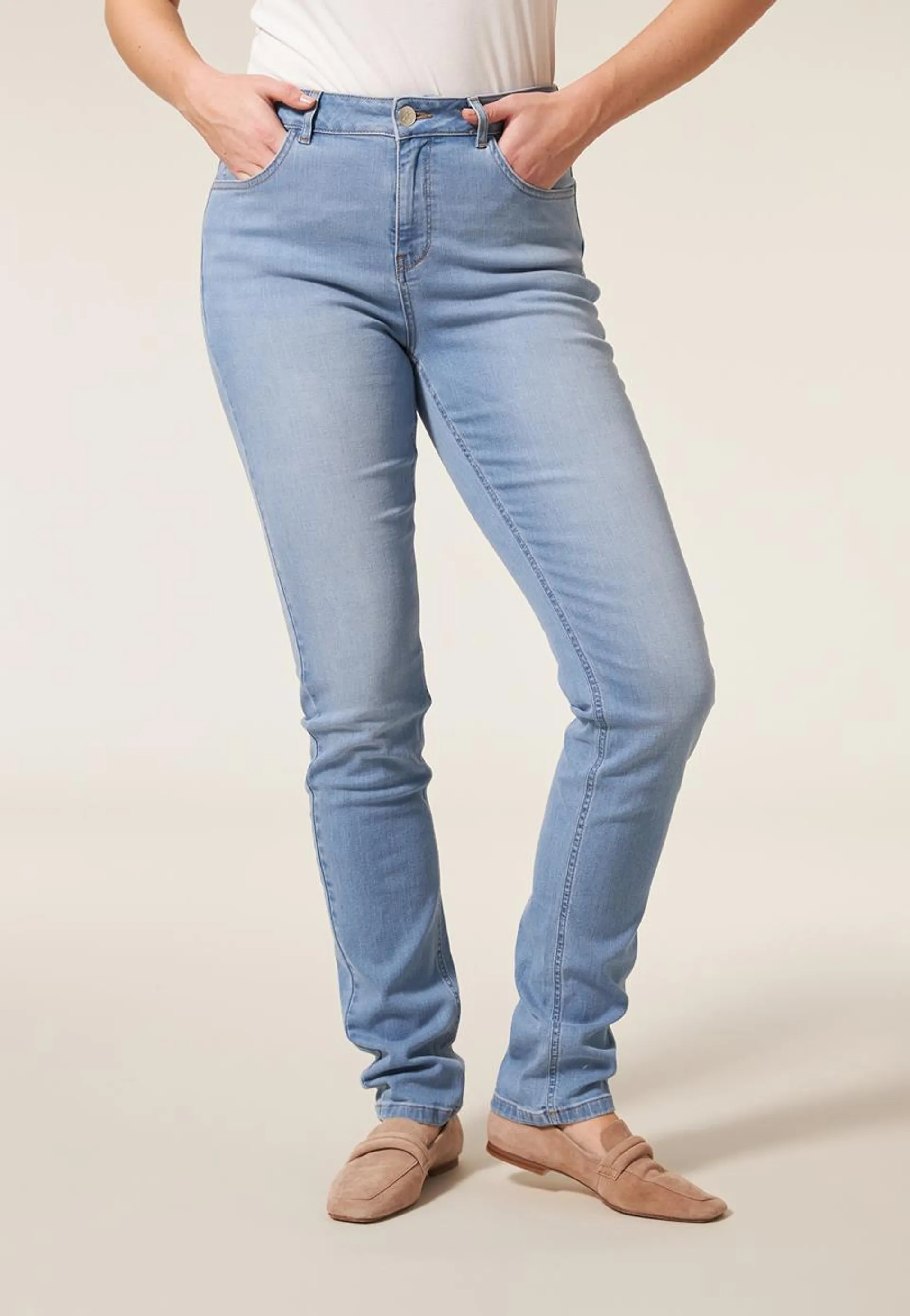 Jeans slim fit blauw 36"