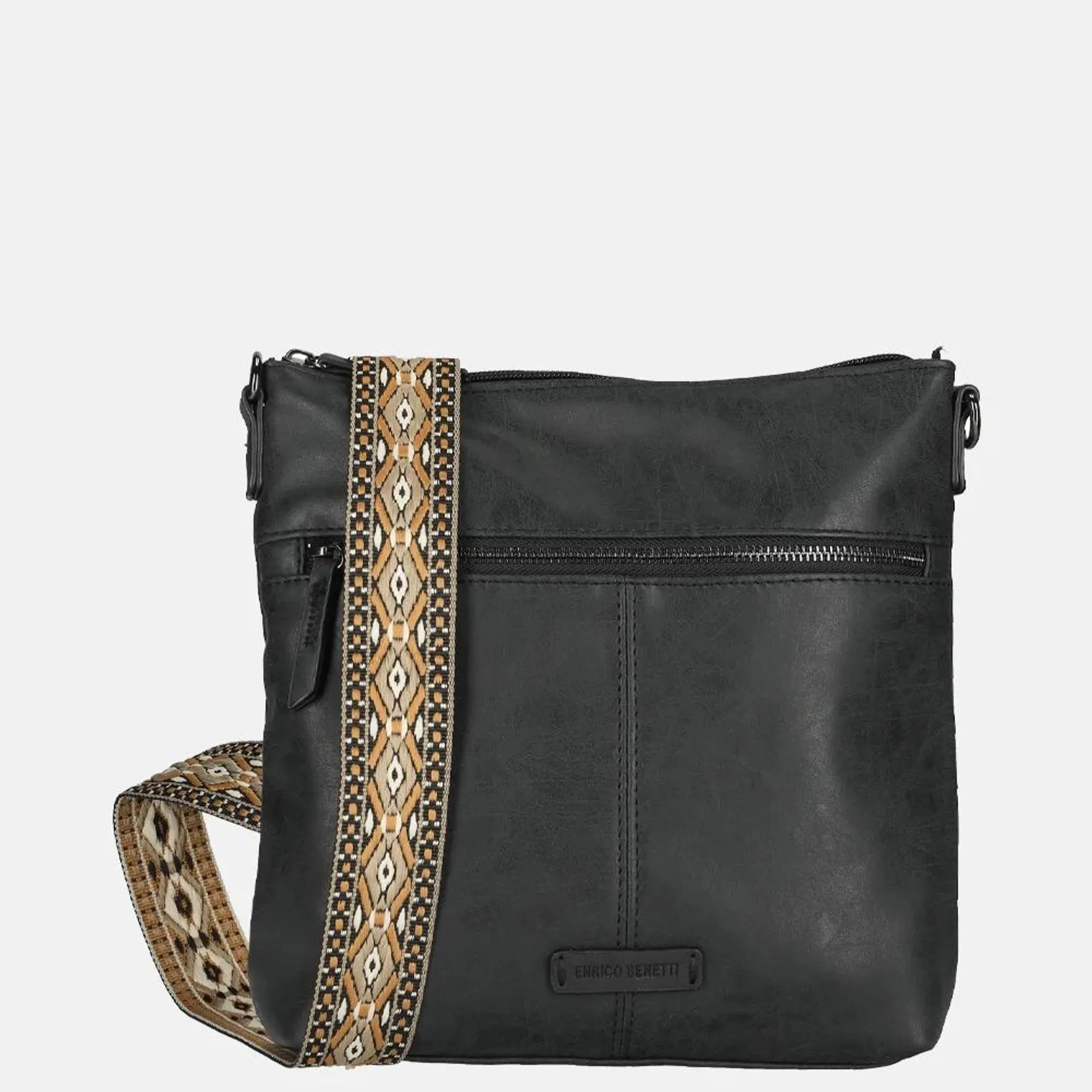 Enrico Benetti Indy crossbody tas zwart