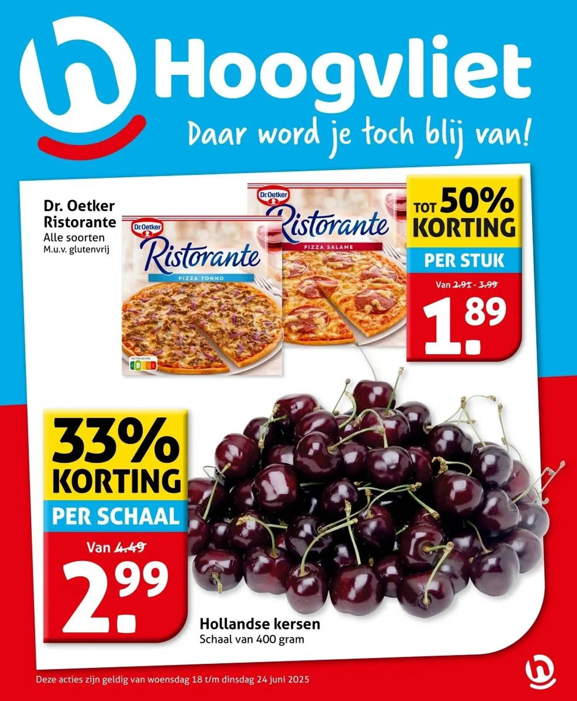 Hoogvliet folder van 18 juni tot 24 juni 2025 - Folder pagina 1