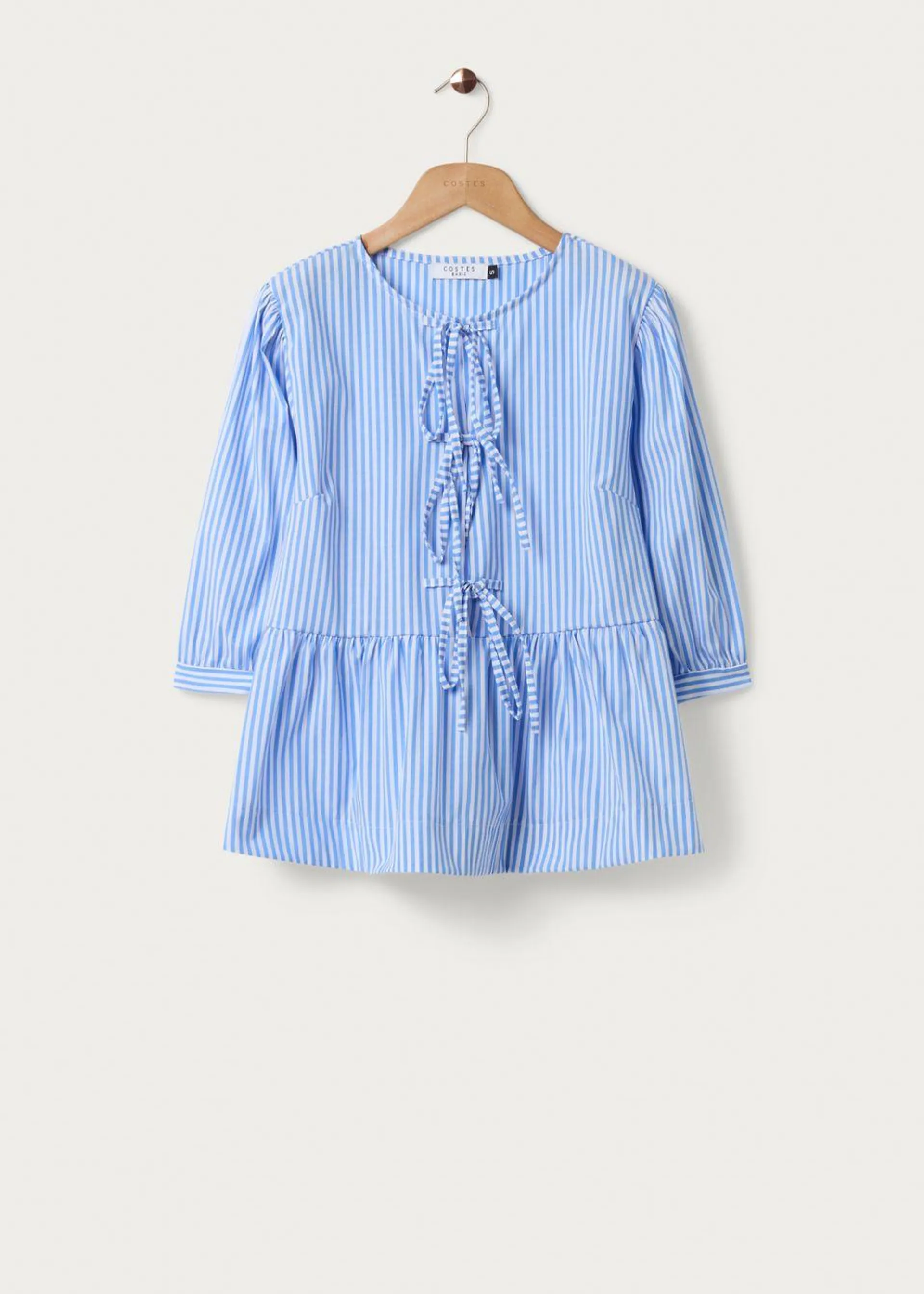 Poplin Bow Blouse