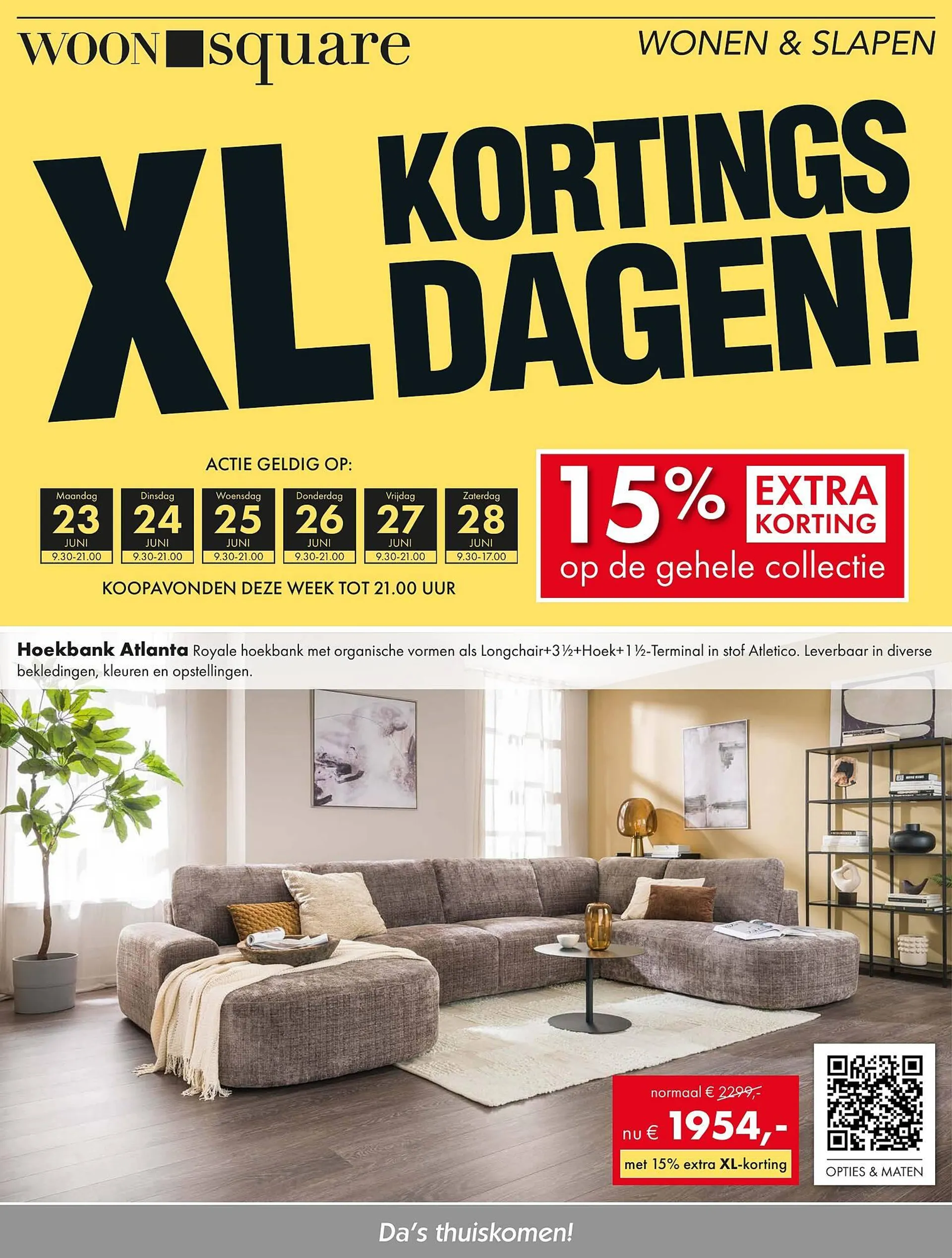 Woonsquare folder van 23 juni tot 29 juni 2025 - Folder pagina 1