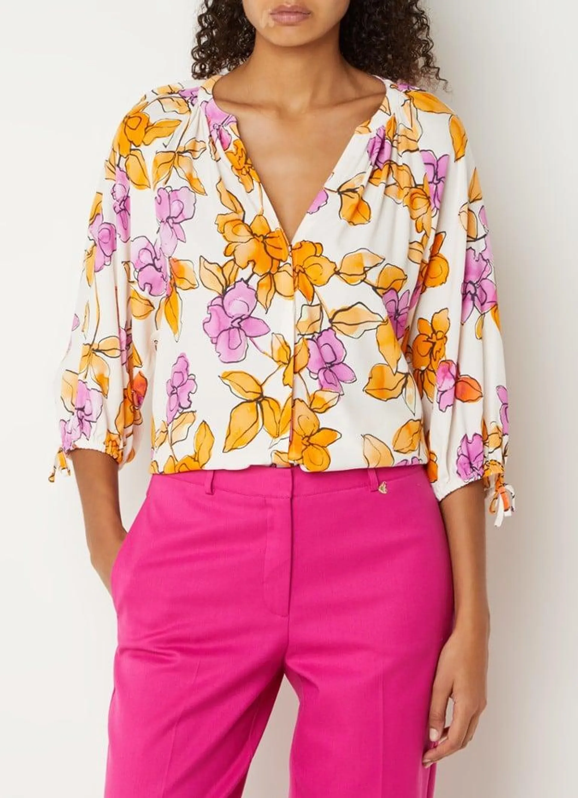 Cooper blouse met print