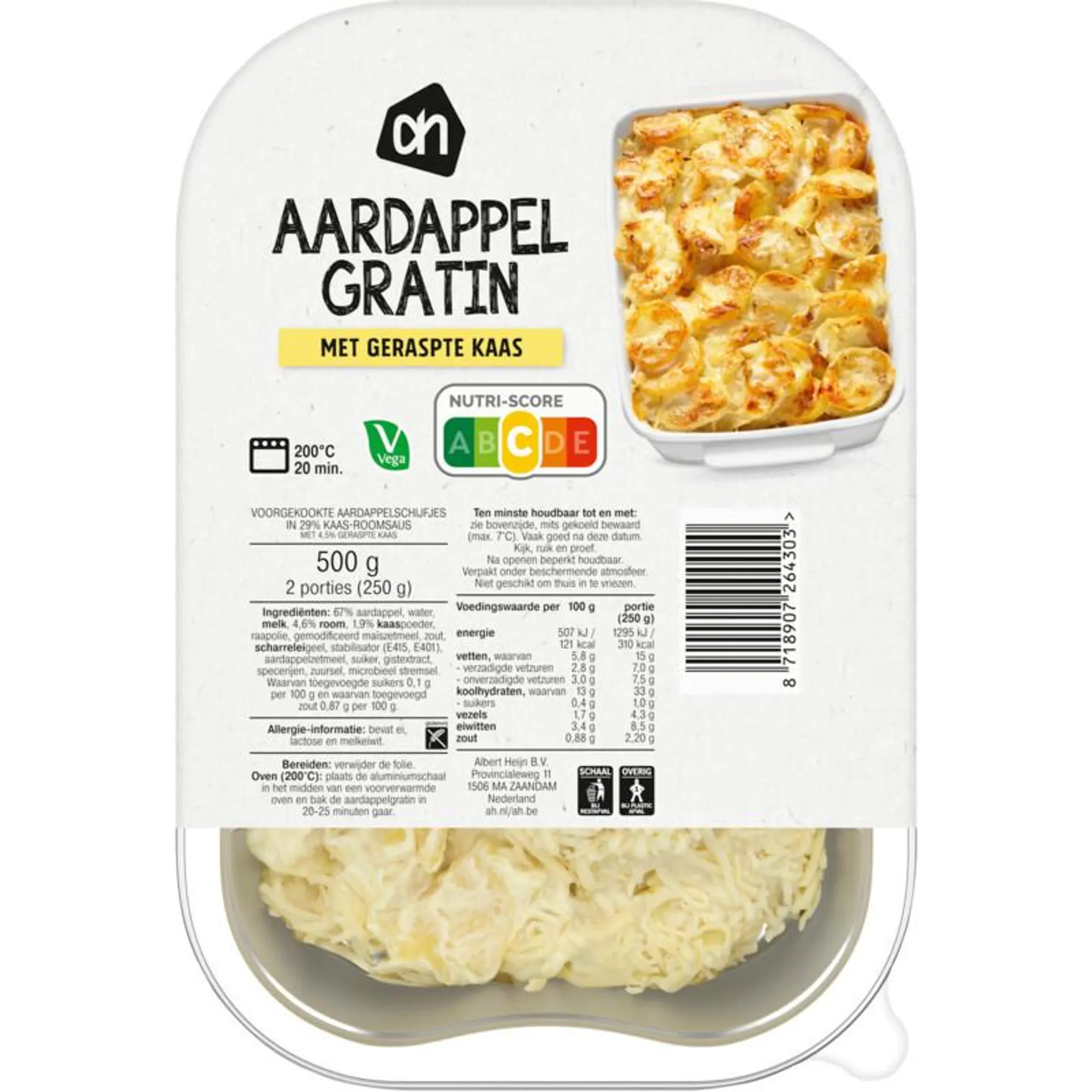 AH Aardappelgratin naturel