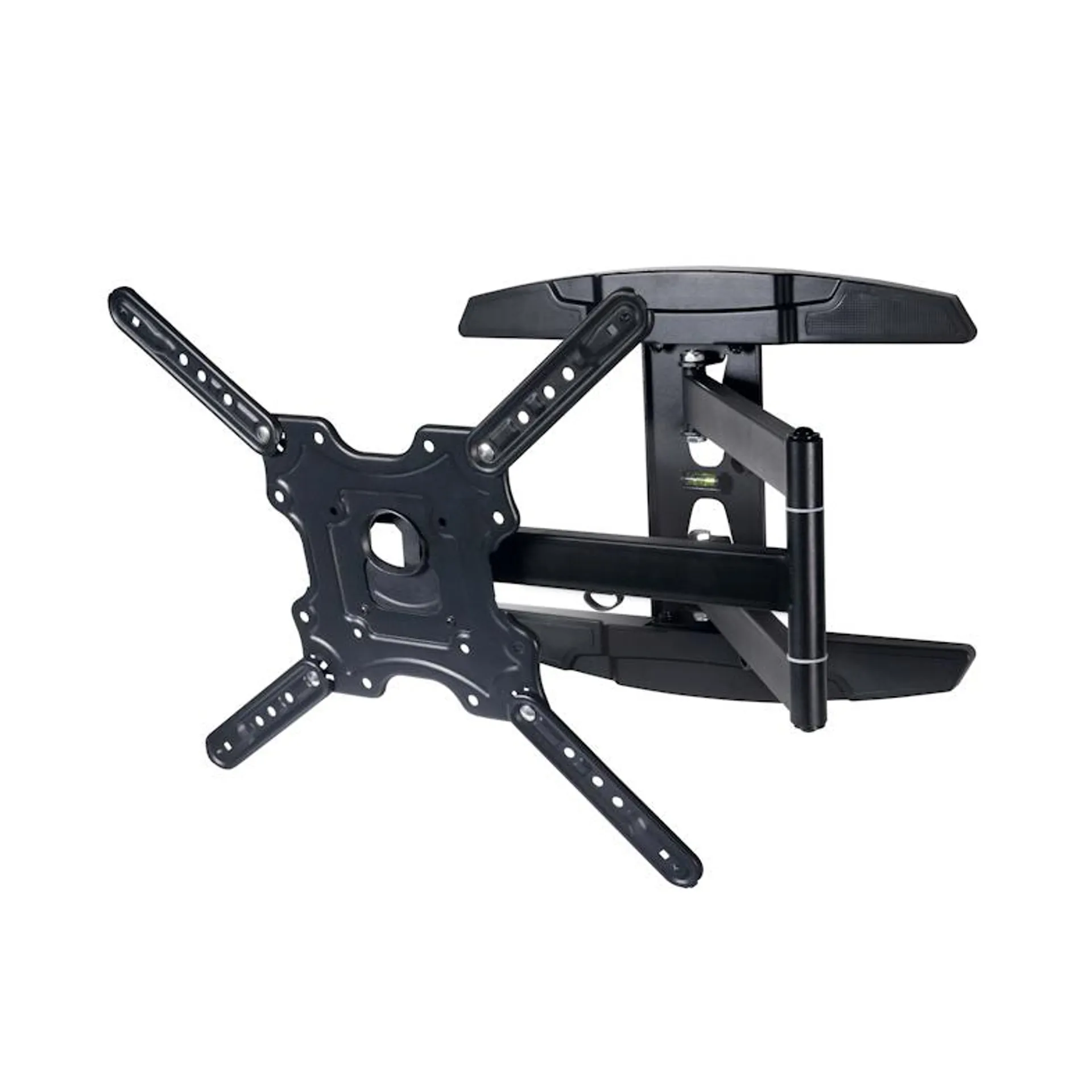 TV-standaard dubbele arm extra lang max. 75 inch / 45 kg zwart