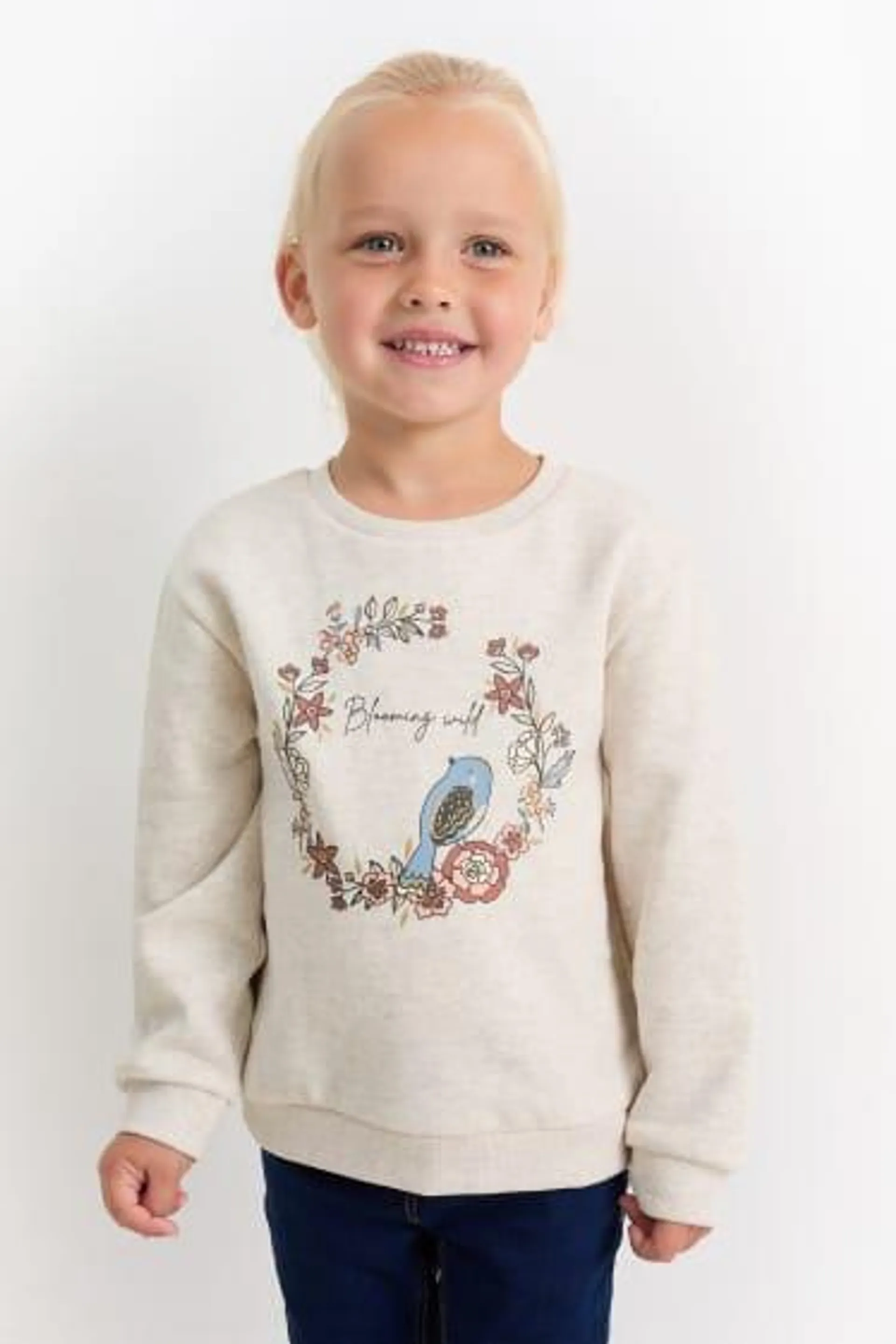 Set van 2 - bloemen - sweatshirt