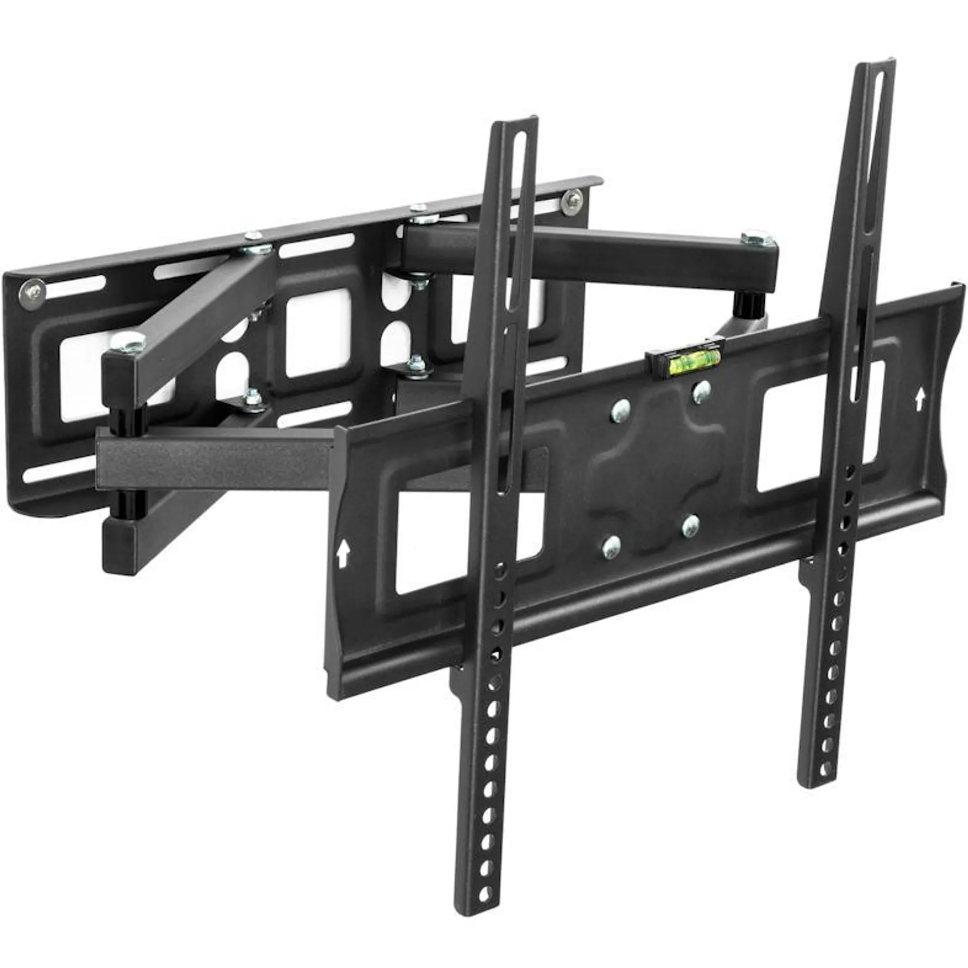 tectake TV muurbeugel 26-55 inch (66-138cm) kantelbaar draaibaar waterpas - zwart - 401288