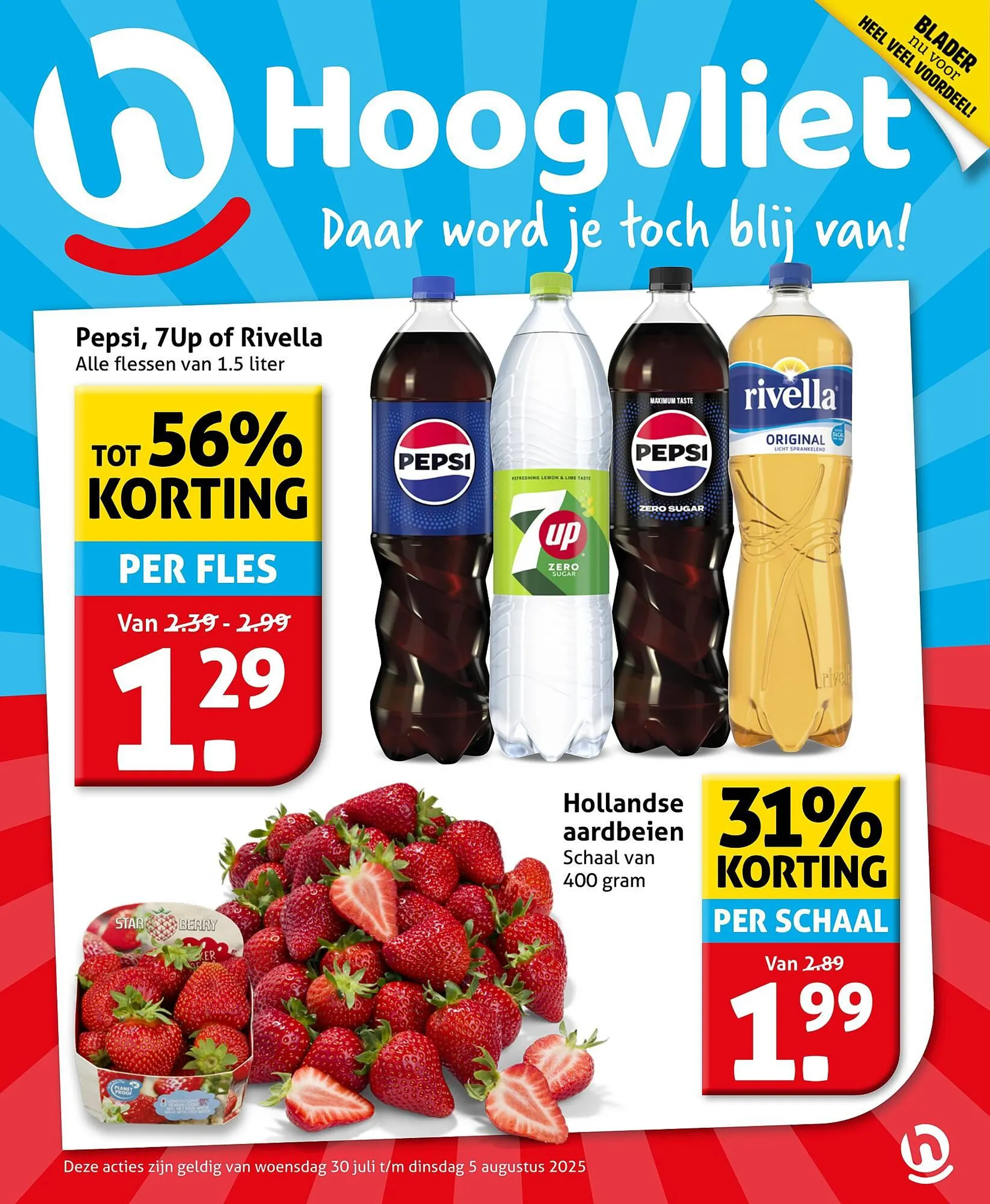Hoogvliet folder van 30 juli tot 5 augustus 2025 - Folder pagina 1