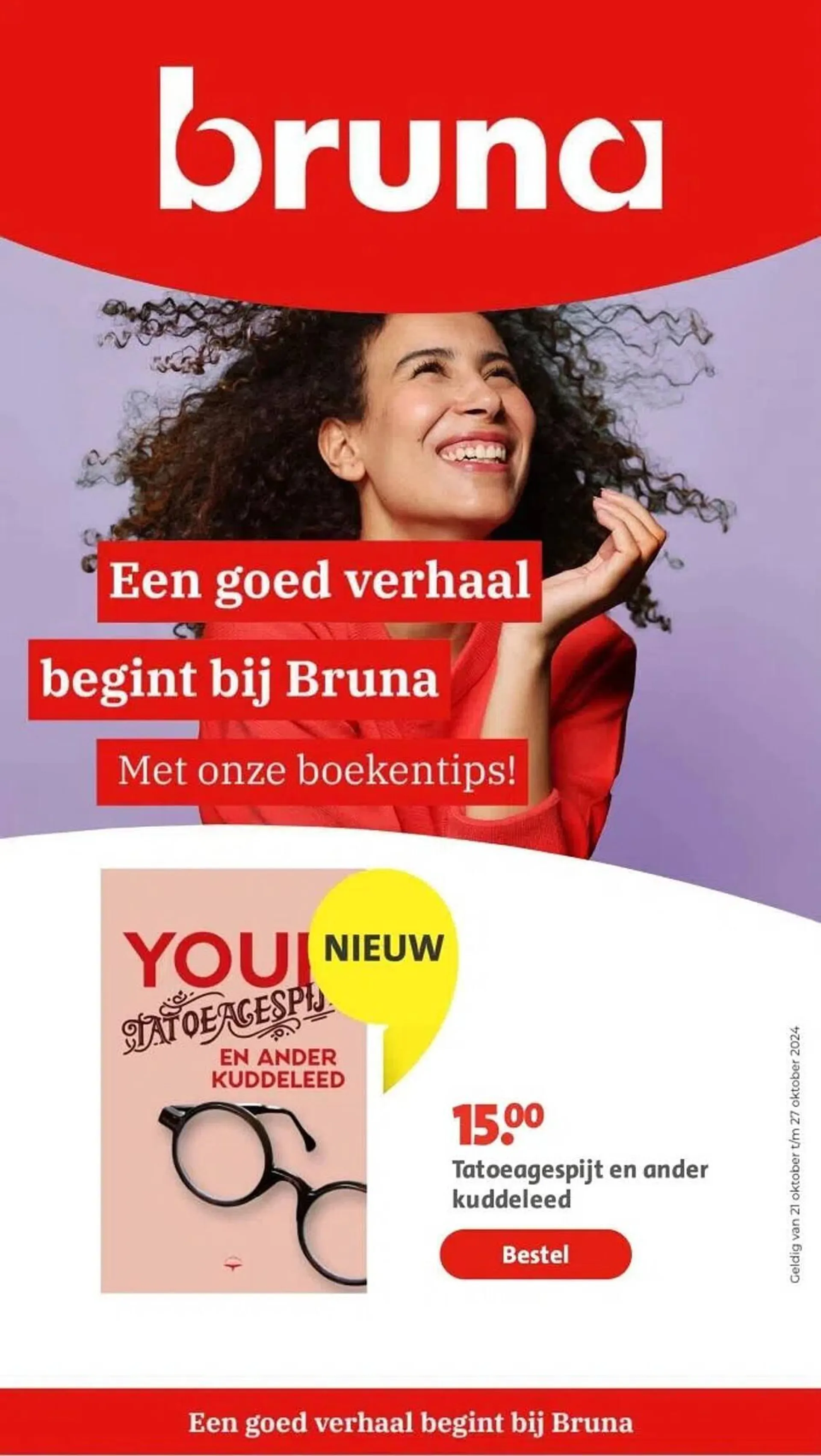 Bruna folder van 21 oktober tot 27 oktober 2024 - Folder pagina 1