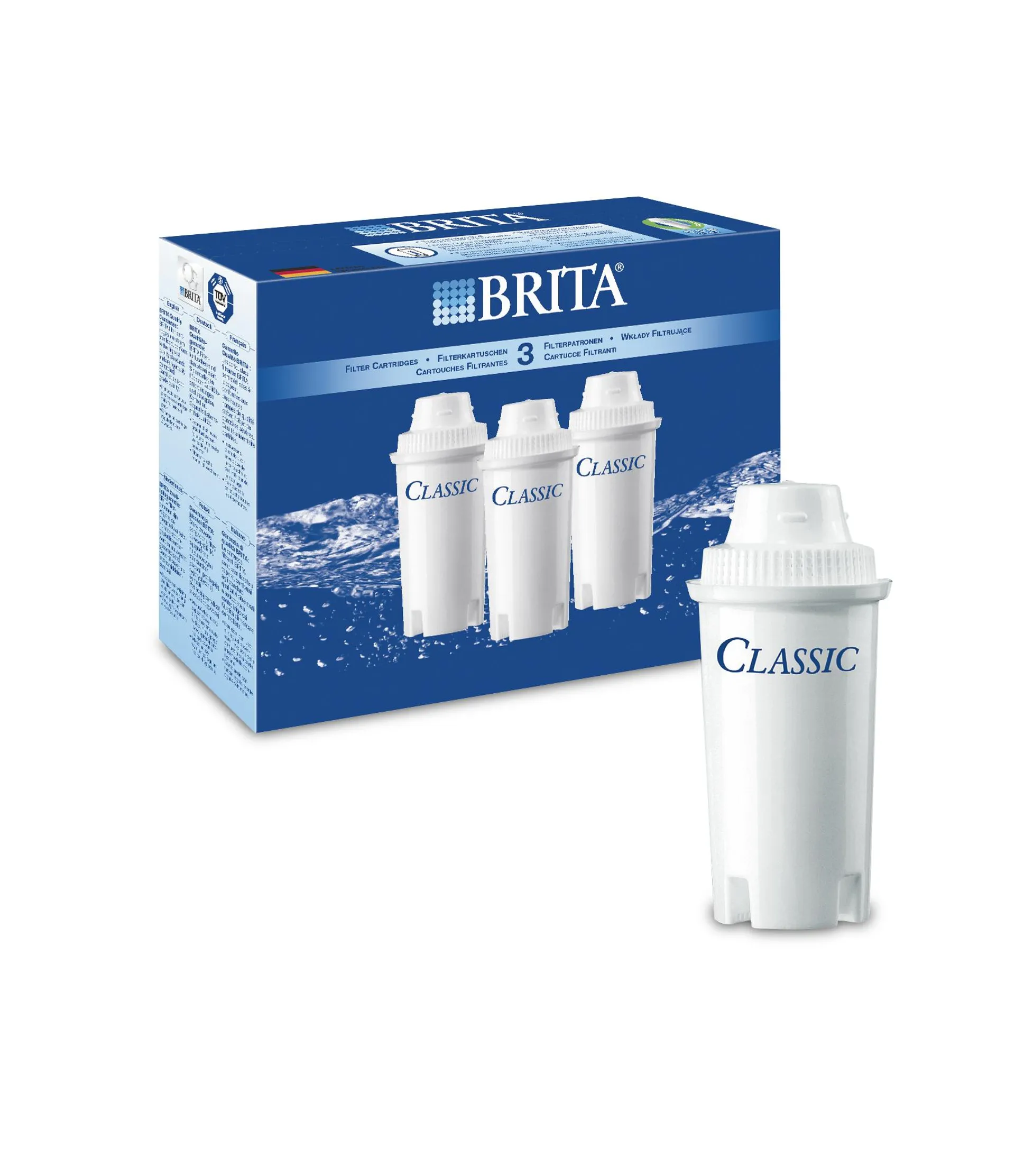 BRITA FILTERPATROON CLASSIC 3 STUKS