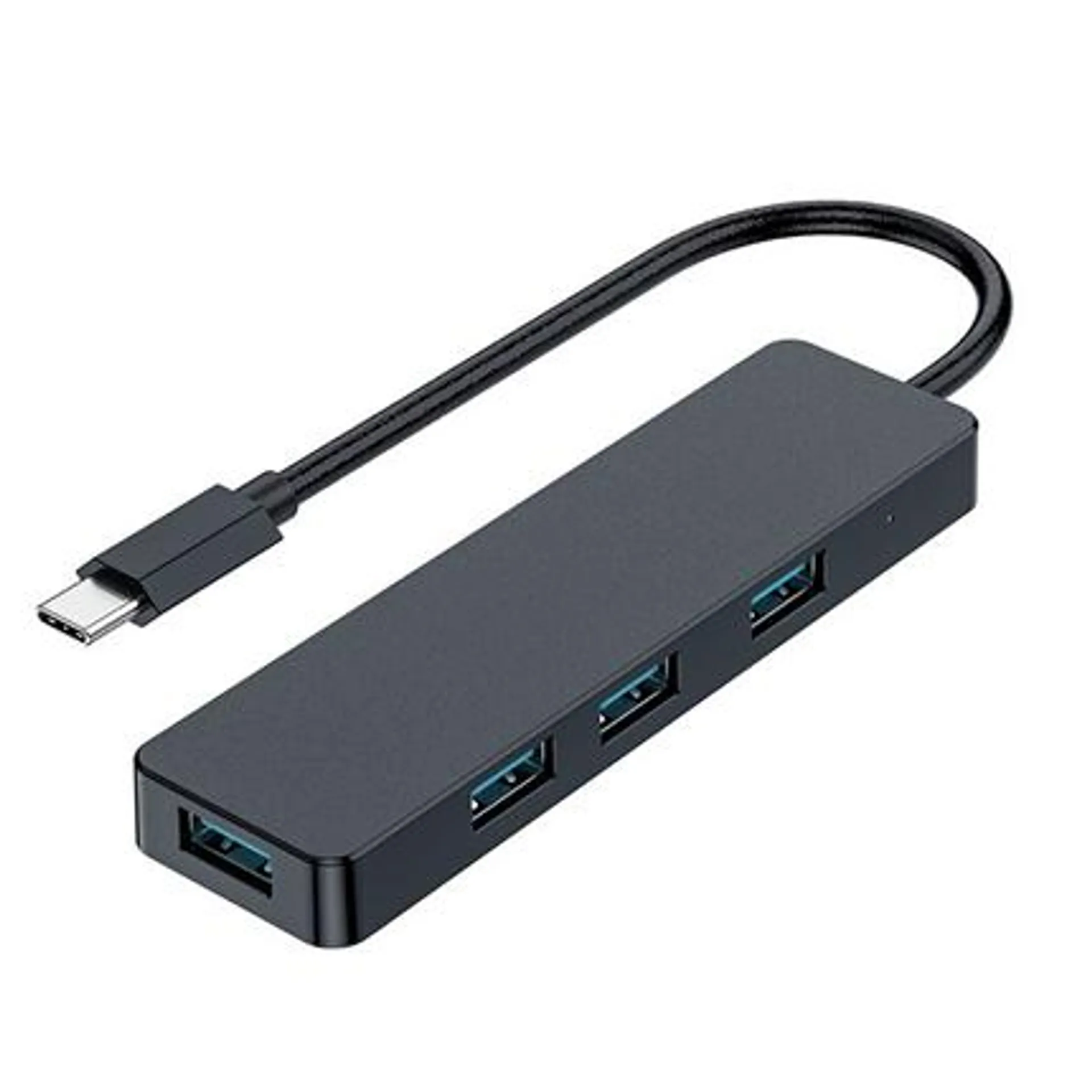 Gembird Externe 4 poorts USB-C Hub