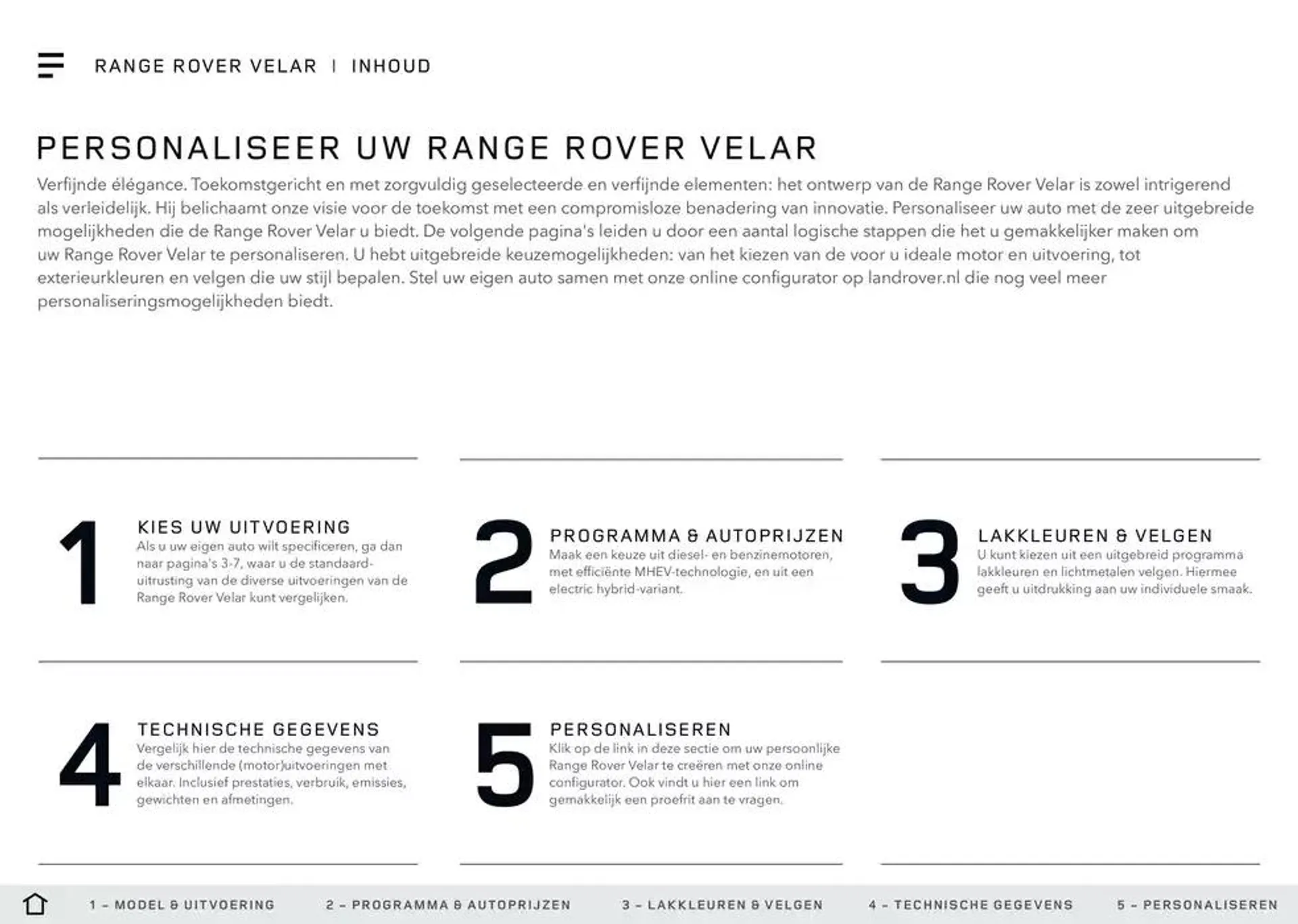 Range Rover Velar van 20 november tot 30 juni 2025 - Folder pagina 2