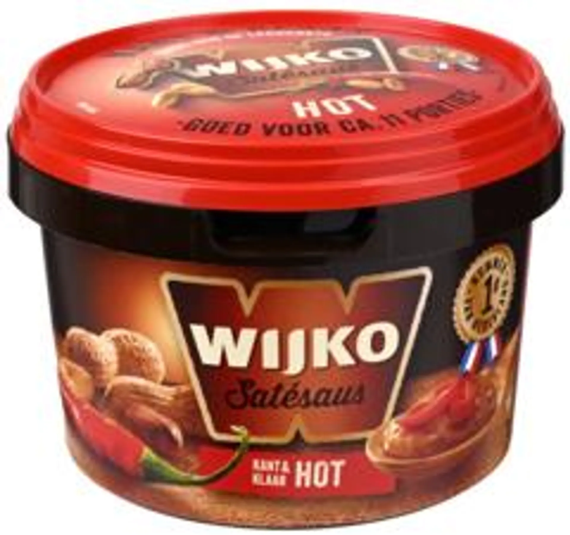 2 bakken Wijko Satésaus Kant & Klaar HOT 520g