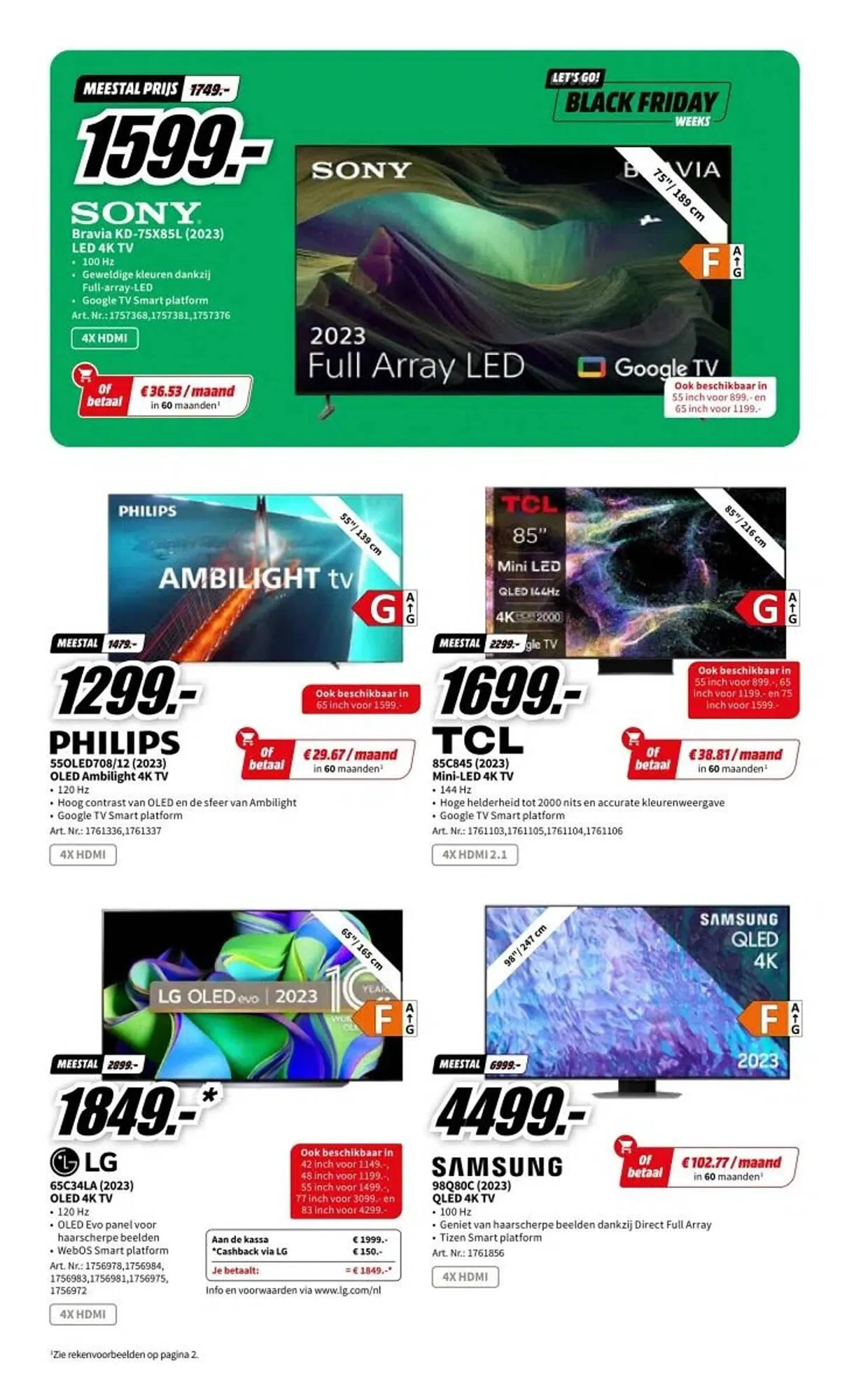 MediaMarkt folder van 23 november tot 27 november 2023 - Folder pagina 20