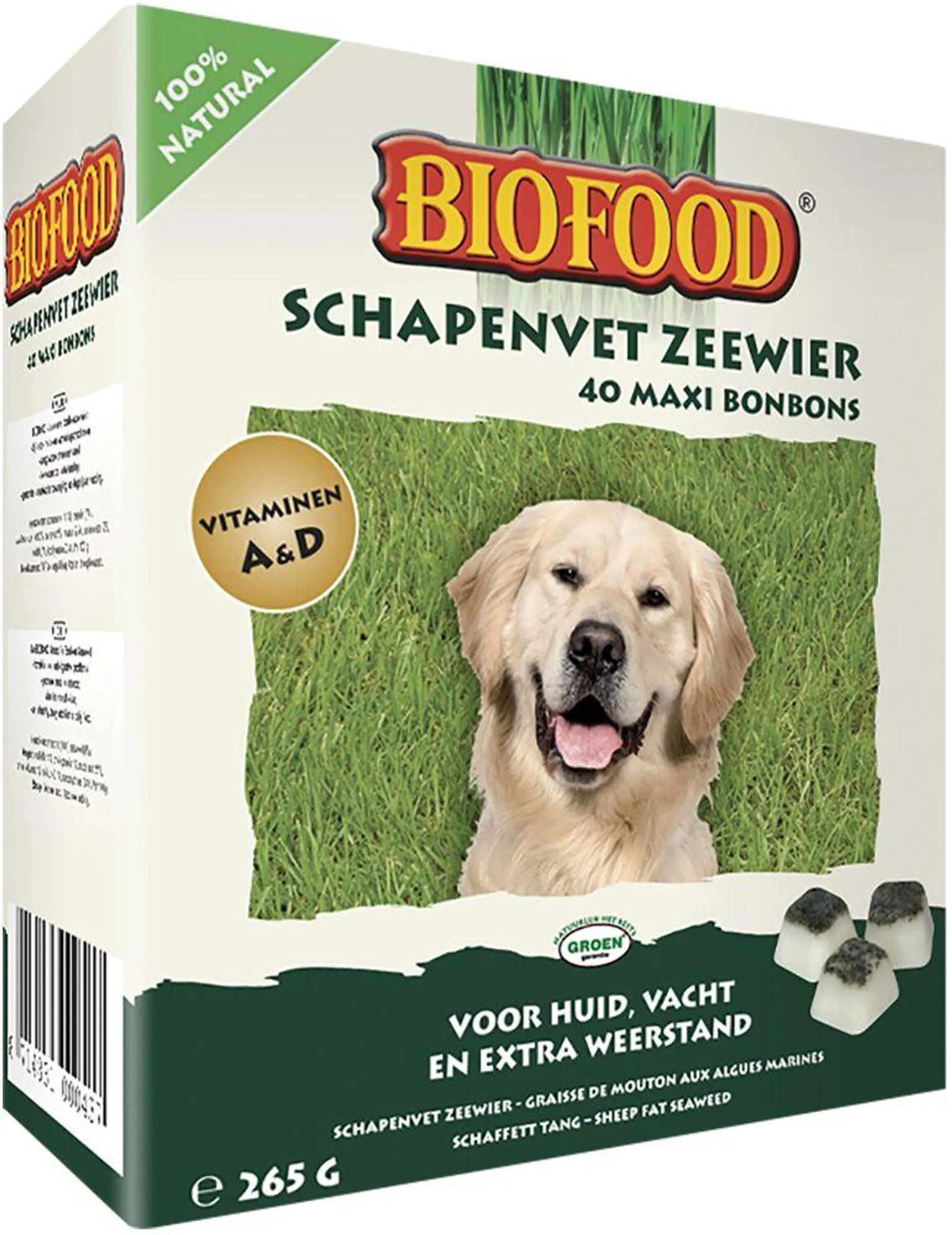 Biofood schapenvet maxi zeewr 40st