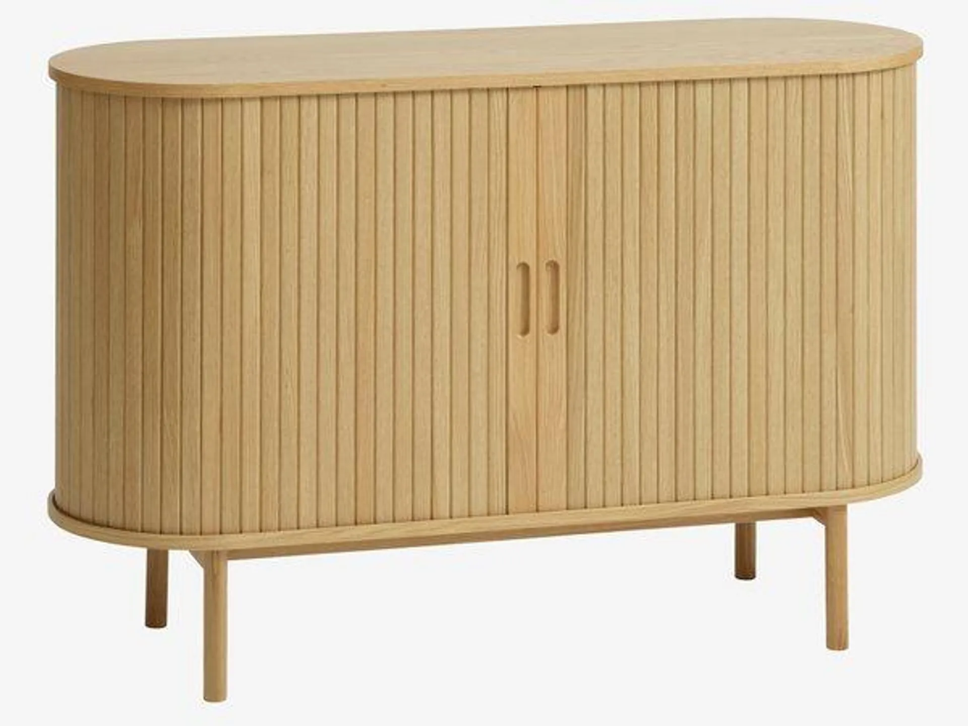 Dressoir LYNGVIG 120 cm roldeuren naturel eiken