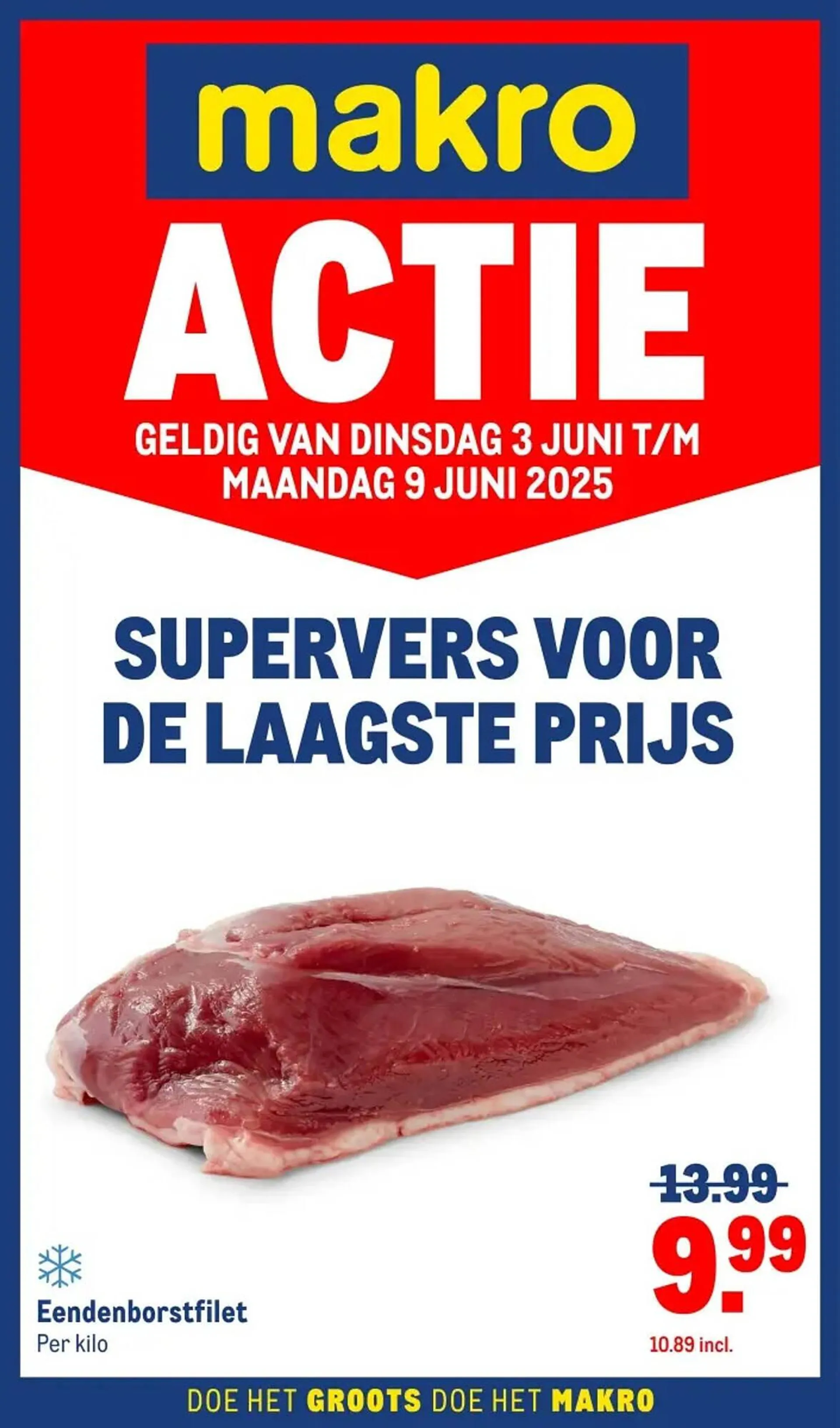 Makro folder van 3 juni tot 9 juni 2025 - Folder pagina 1