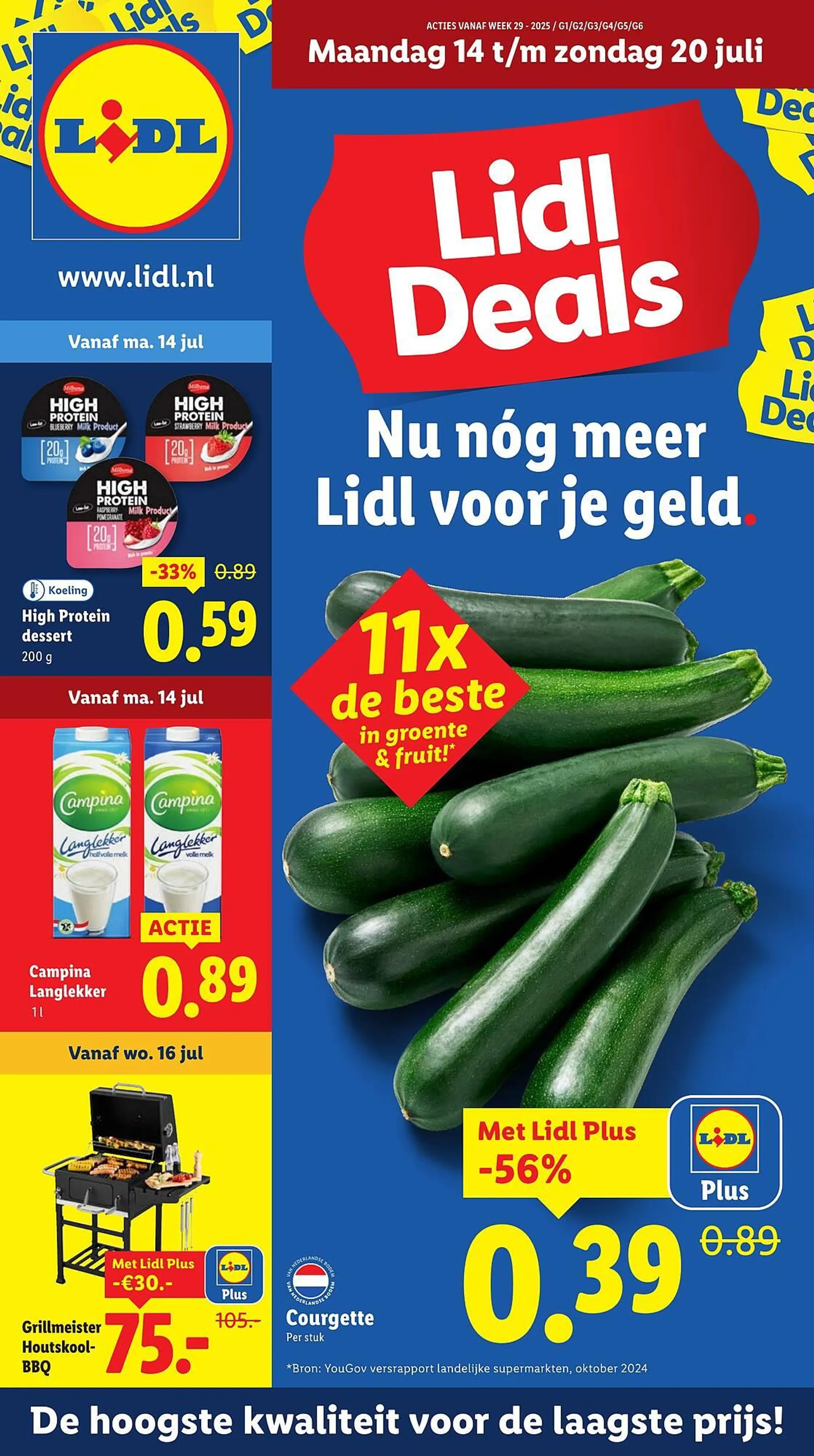 Lidl folder van 14 juli tot 20 juli 2025 - Folder pagina 1