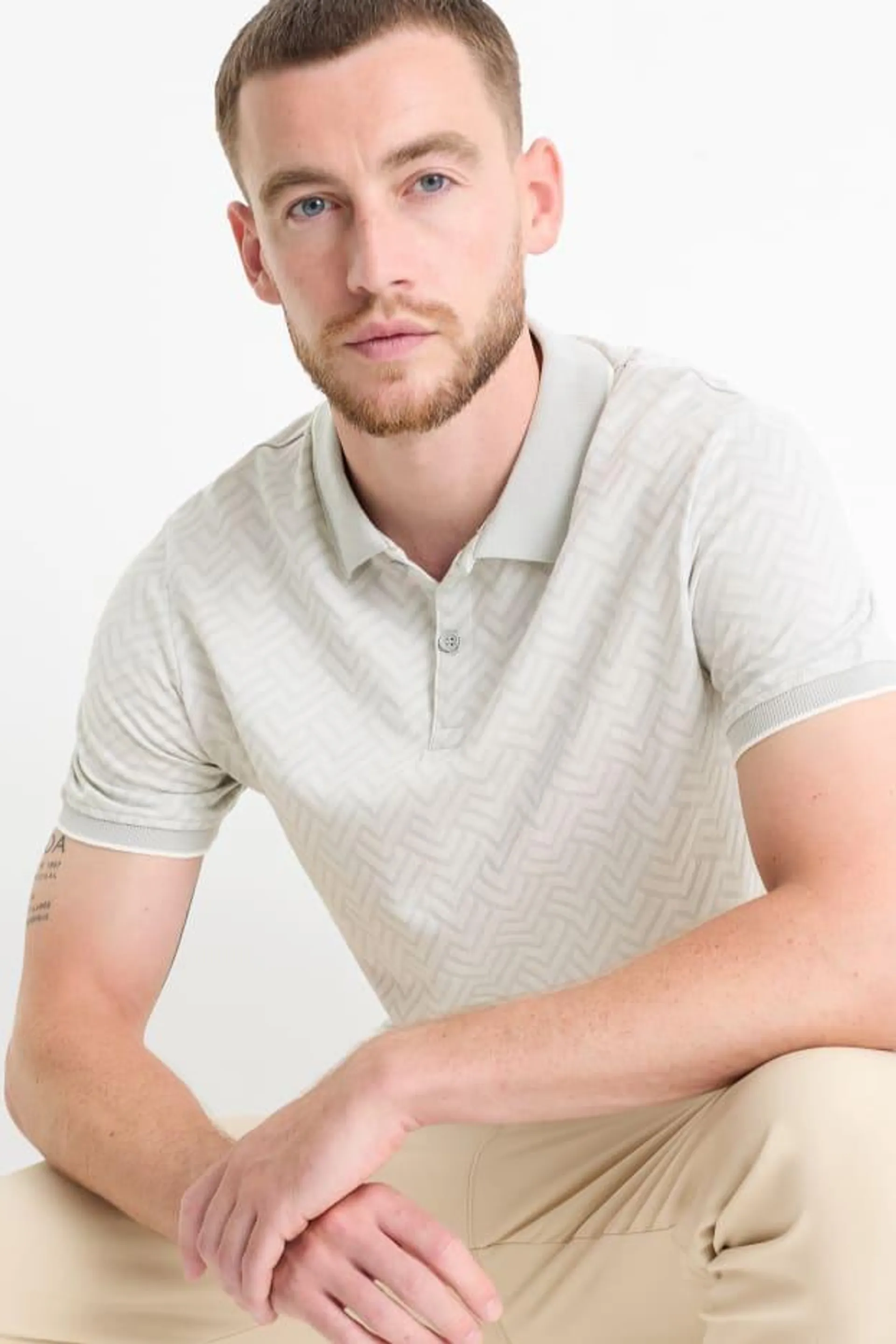 Polo shirt - patterned