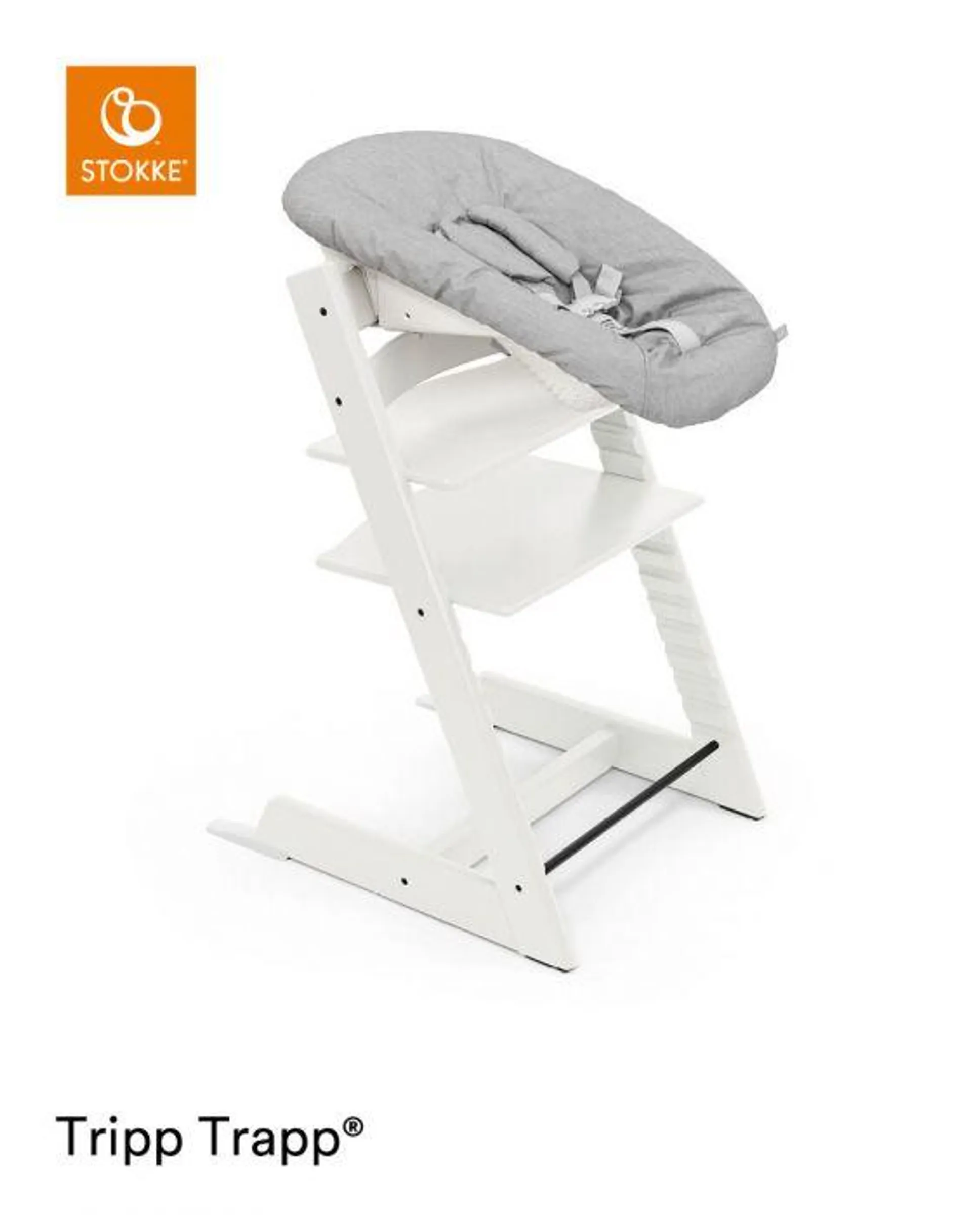 Stokke® Kinderstoel Tripp Trapp® White + Newborn Set™