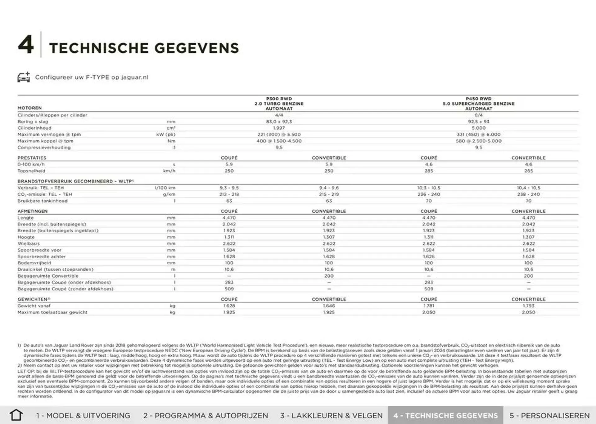 Jaguar F-TYPE  van 20 november tot 30 juni 2025 - Folder pagina 13