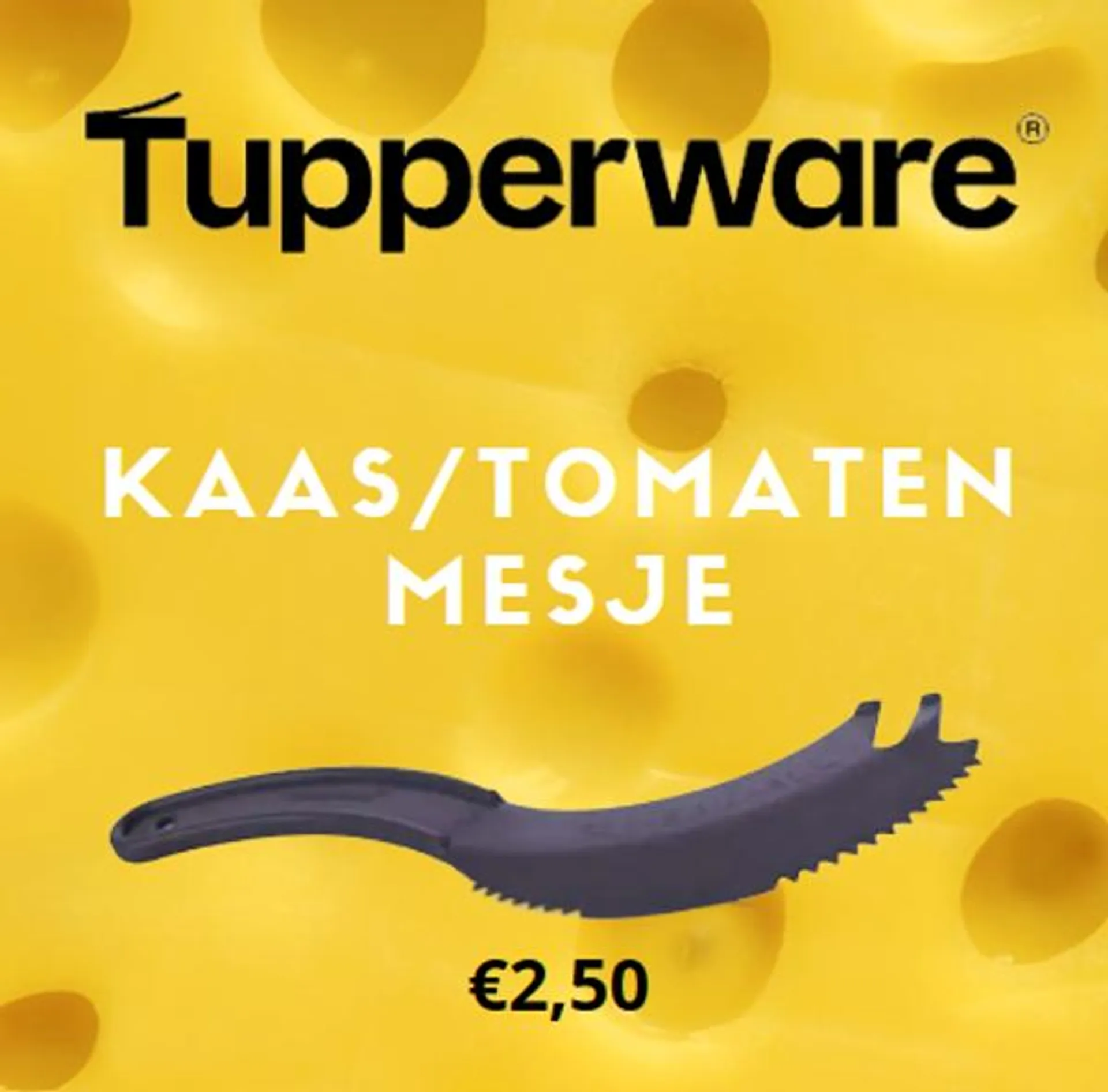 Tupperware kaas / tomatenmesje